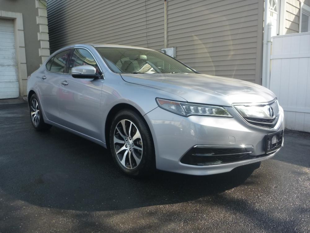 2016 GRAY /GREY LEATHER Acura TLX 8-Spd DCT (19UUB1F36GA) with an 2.5L L4 DOHC 16V engine, 8A transmission, located at 1018 Brunswick Ave, Trenton, NJ, 08638, (609) 989-0900, 40.240086, -74.748085 - Photo #0