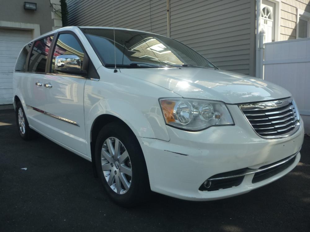2011 WHITE /TAN LEATHER Chrysler Town & Country Touring-L (2A4RR8DGXBR) with an 3.6L V6 DOHC 24V engine, 6-Speed Automatic transmission, located at 1018 Brunswick Ave, Trenton, NJ, 08638, (609) 989-0900, 40.240086, -74.748085 - Photo #0