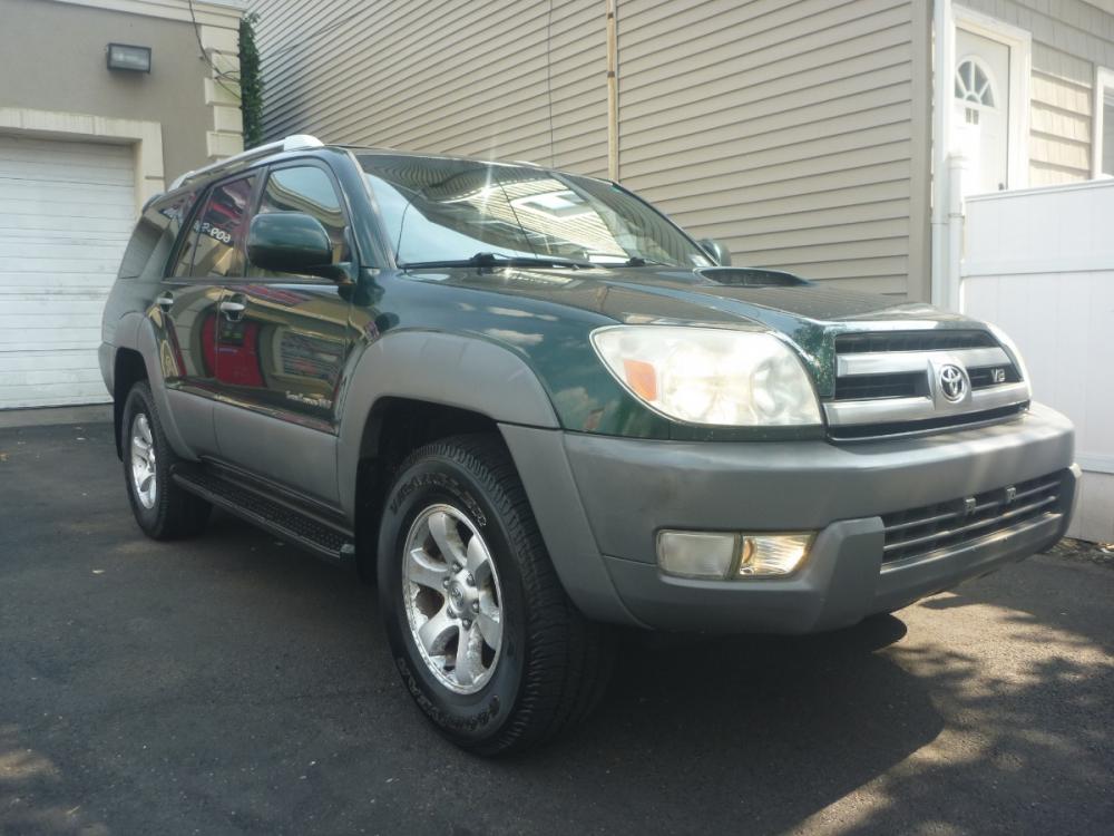 2003 GREEN /GREY CLOTH Toyota 4Runner Sport 4WD (JTEBT14R930) with an 4.7L V8 DOHC 32V engine, 4-Speed Automatic Overdrive transmission, located at 1018 Brunswick Ave, Trenton, NJ, 08638, (609) 989-0900, 40.240086, -74.748085 - Photo #0