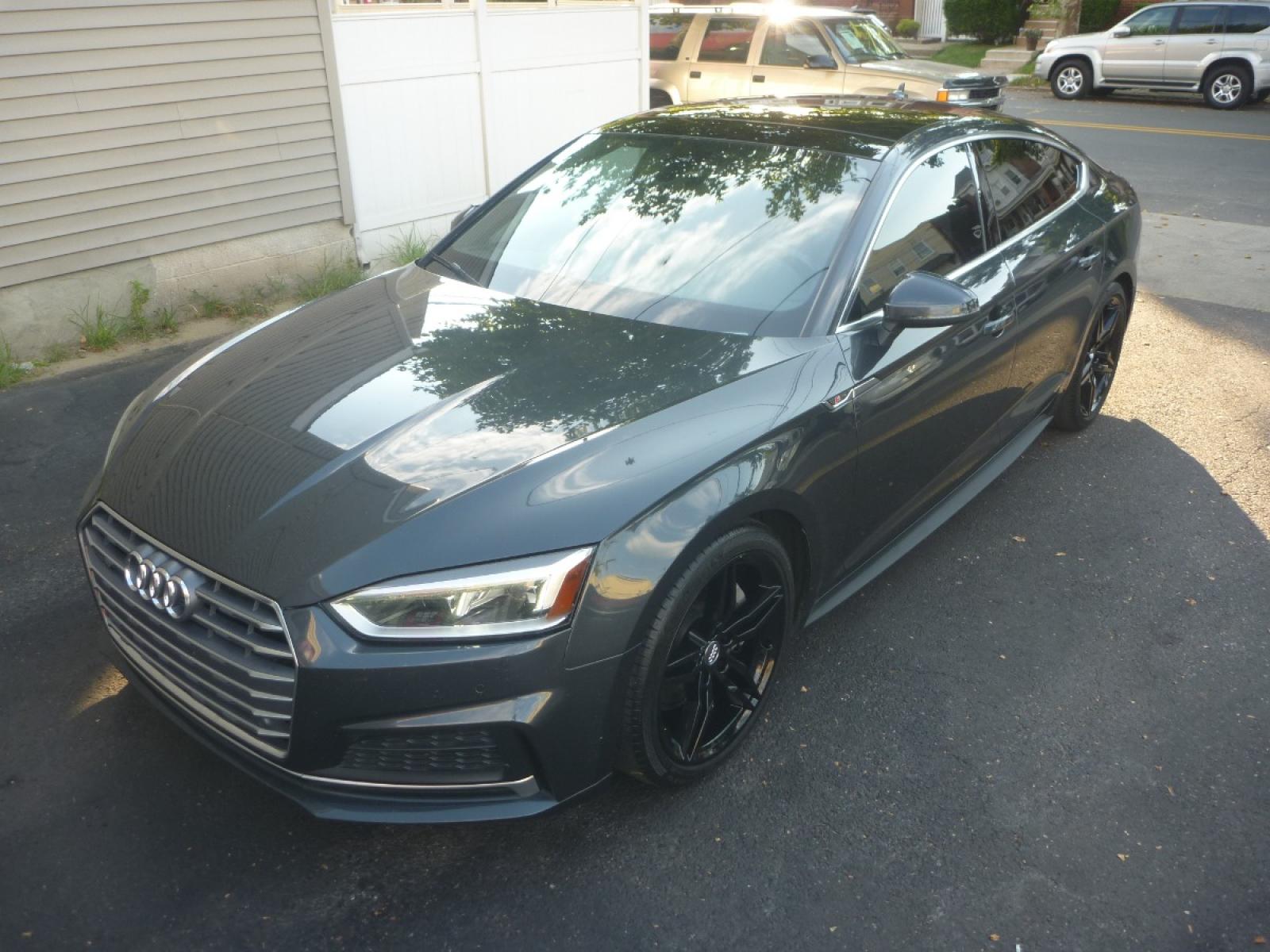 2018 GRAY /BLACK LEATHER Audi A5 Premium Plus S-Line Sportback quattro (WAUENCF56JA) with an 2.0L L4 DOHC 16V TURBO engine, 7A transmission, located at 1018 Brunswick Ave, Trenton, NJ, 08638, (609) 989-0900, 40.240086, -74.748085 - 2018 AUDI A5 PREMIUM S LINE SPORTBACK QUATRO IN EXCELLENT CONDITION INSIDE AND OUT FULLY SERVICED OVER 11K IN OPTIONS FINANCING AND EXTENDED SERVICE CONTRACTS AVAILABLE CALL NOW TO COME SEE 609-989-0900 OR TEXT 6096-273-5100 - Photo #9
