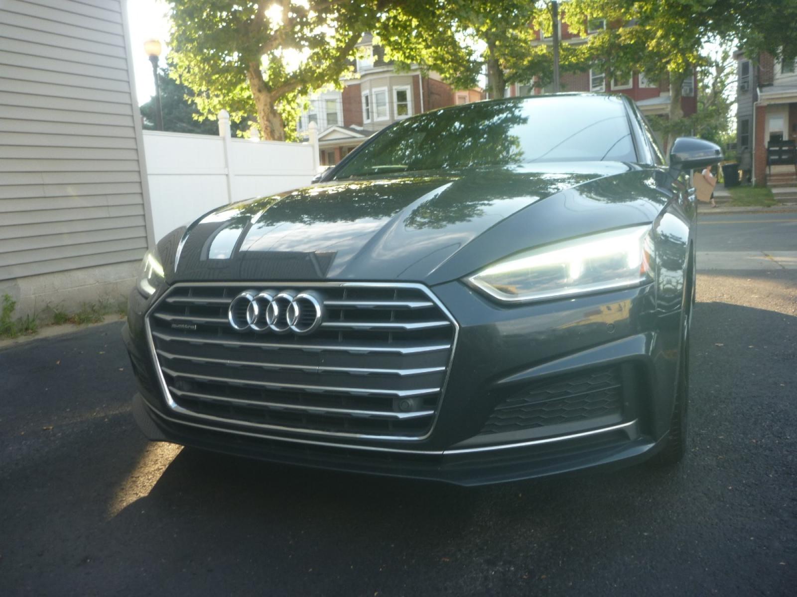2018 GRAY /BLACK LEATHER Audi A5 Premium Plus S-Line Sportback quattro (WAUENCF56JA) with an 2.0L L4 DOHC 16V TURBO engine, 7A transmission, located at 1018 Brunswick Ave, Trenton, NJ, 08638, (609) 989-0900, 40.240086, -74.748085 - 2018 AUDI A5 PREMIUM S LINE SPORTBACK QUATRO IN EXCELLENT CONDITION INSIDE AND OUT FULLY SERVICED OVER 11K IN OPTIONS FINANCING AND EXTENDED SERVICE CONTRACTS AVAILABLE CALL NOW TO COME SEE 609-989-0900 OR TEXT 6096-273-5100 - Photo #10