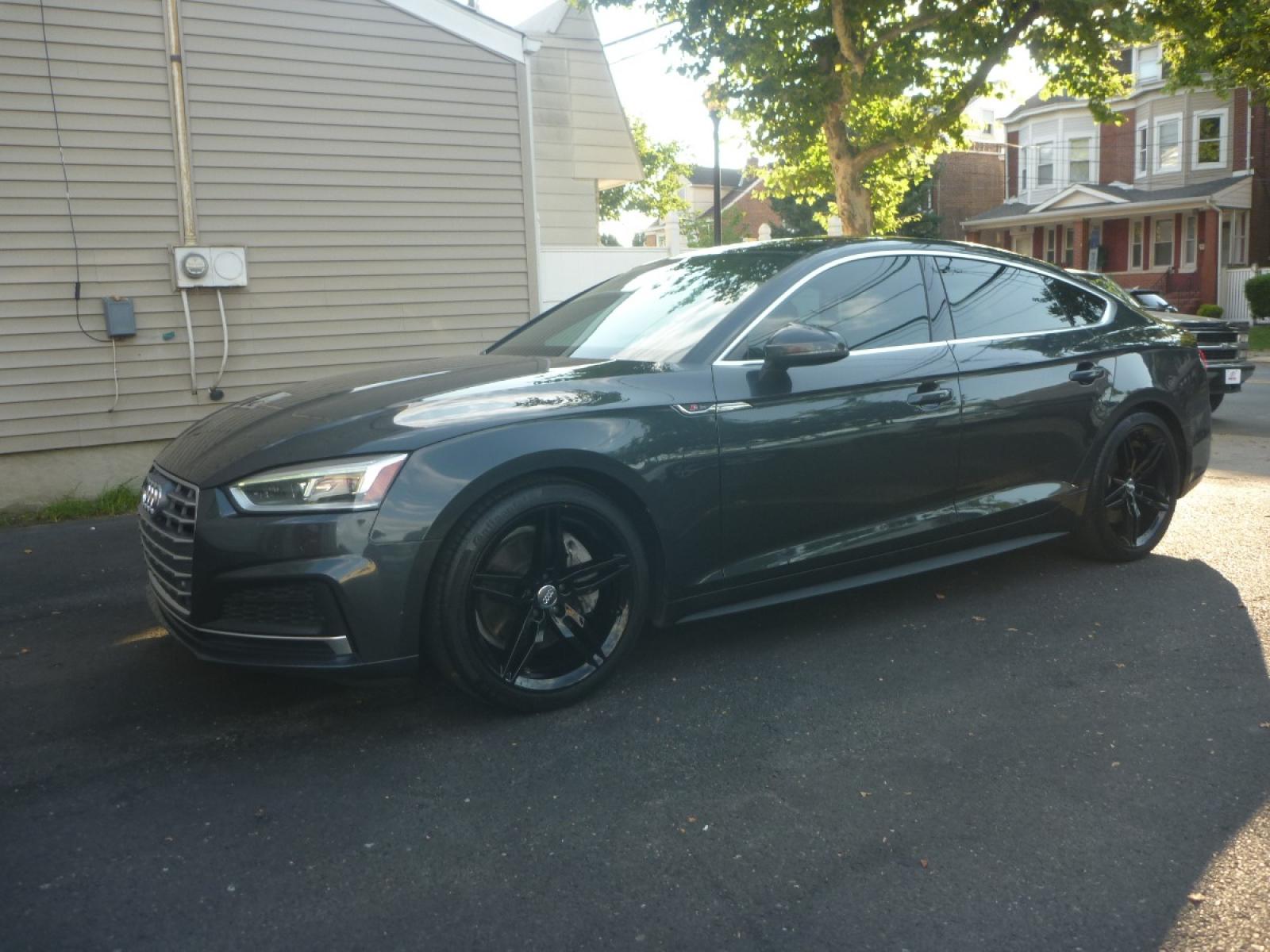 2018 GRAY /BLACK LEATHER Audi A5 Premium Plus S-Line Sportback quattro (WAUENCF56JA) with an 2.0L L4 DOHC 16V TURBO engine, 7A transmission, located at 1018 Brunswick Ave, Trenton, NJ, 08638, (609) 989-0900, 40.240086, -74.748085 - 2018 AUDI A5 PREMIUM S LINE SPORTBACK QUATRO IN EXCELLENT CONDITION INSIDE AND OUT FULLY SERVICED OVER 11K IN OPTIONS FINANCING AND EXTENDED SERVICE CONTRACTS AVAILABLE CALL NOW TO COME SEE 609-989-0900 OR TEXT 6096-273-5100 - Photo #12