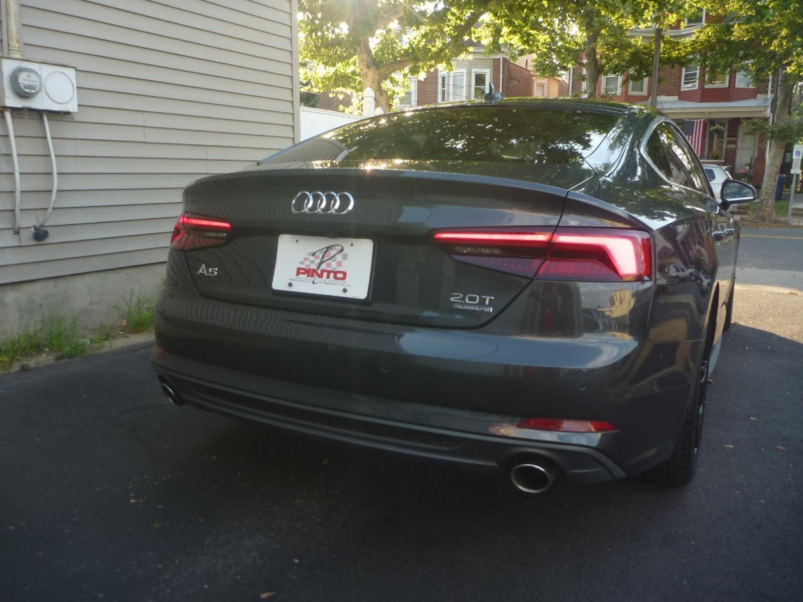 2018 GRAY /BLACK LEATHER Audi A5 Premium Plus S-Line Sportback quattro (WAUENCF56JA) with an 2.0L L4 DOHC 16V TURBO engine, 7A transmission, located at 1018 Brunswick Ave, Trenton, NJ, 08638, (609) 989-0900, 40.240086, -74.748085 - 2018 AUDI A5 PREMIUM S LINE SPORTBACK QUATRO IN EXCELLENT CONDITION INSIDE AND OUT FULLY SERVICED OVER 11K IN OPTIONS FINANCING AND EXTENDED SERVICE CONTRACTS AVAILABLE CALL NOW TO COME SEE 609-989-0900 OR TEXT 6096-273-5100 - Photo #6