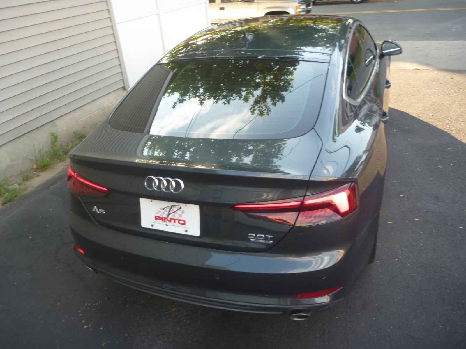 2018 GRAY /BLACK LEATHER Audi A5 Premium Plus S-Line Sportback quattro (WAUENCF56JA) with an 2.0L L4 DOHC 16V TURBO engine, 7A transmission, located at 1018 Brunswick Ave, Trenton, NJ, 08638, (609) 989-0900, 40.240086, -74.748085 - 2018 AUDI A5 PREMIUM S LINE SPORTBACK QUATRO IN EXCELLENT CONDITION INSIDE AND OUT FULLY SERVICED OVER 11K IN OPTIONS FINANCING AND EXTENDED SERVICE CONTRACTS AVAILABLE CALL NOW TO COME SEE 609-989-0900 OR TEXT 6096-273-5100 - Photo #7