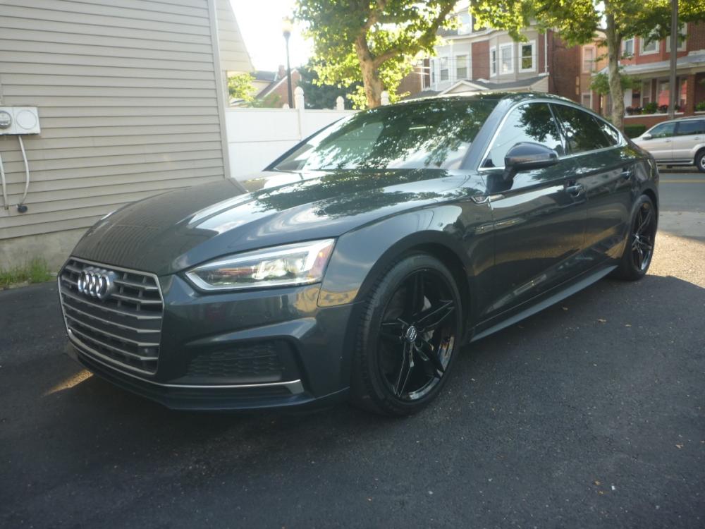 2018 GRAY /BLACK LEATHER Audi A5 Premium Plus S-Line Sportback quattro (WAUENCF56JA) with an 2.0L L4 DOHC 16V TURBO engine, 7A transmission, located at 1018 Brunswick Ave, Trenton, NJ, 08638, (609) 989-0900, 40.240086, -74.748085 - 2018 AUDI A5 PREMIUM S LINE SPORTBACK QUATRO IN EXCELLENT CONDITION INSIDE AND OUT FULLY SERVICED OVER 11K IN OPTIONS FINANCING AND EXTENDED SERVICE CONTRACTS AVAILABLE CALL NOW TO COME SEE 609-989-0900 OR TEXT 6096-273-5100 - Photo #8