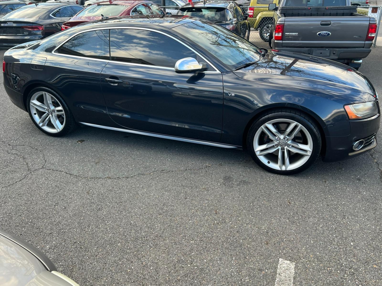 2012 Blue /TAN LEATHER Audi S5 4.2 Coupe quattro Tiptronic (WAUVVAFR0CA) with an 4.2L V8 DOHC 32V engine, 6-Speed Automatic transmission, located at 1018 Brunswick Ave, Trenton, NJ, 08638, (609) 989-0900, 40.240086, -74.748085 - WOW! A REAL NICE MIDNIGHT BLUE PEARL S5 PRESTIGE. COMPLETE WITH BASKETBALL BROWN INTERIOR, SERVICED UP AND LIKE NEW IN EVERY WAY! VERY LOW MILES AND AN ABSOLUTE MUST SEE ASAP! PLEASE CALL TO SET UP AN APPT W ANTHONY, (609)273-5100 - Photo #3