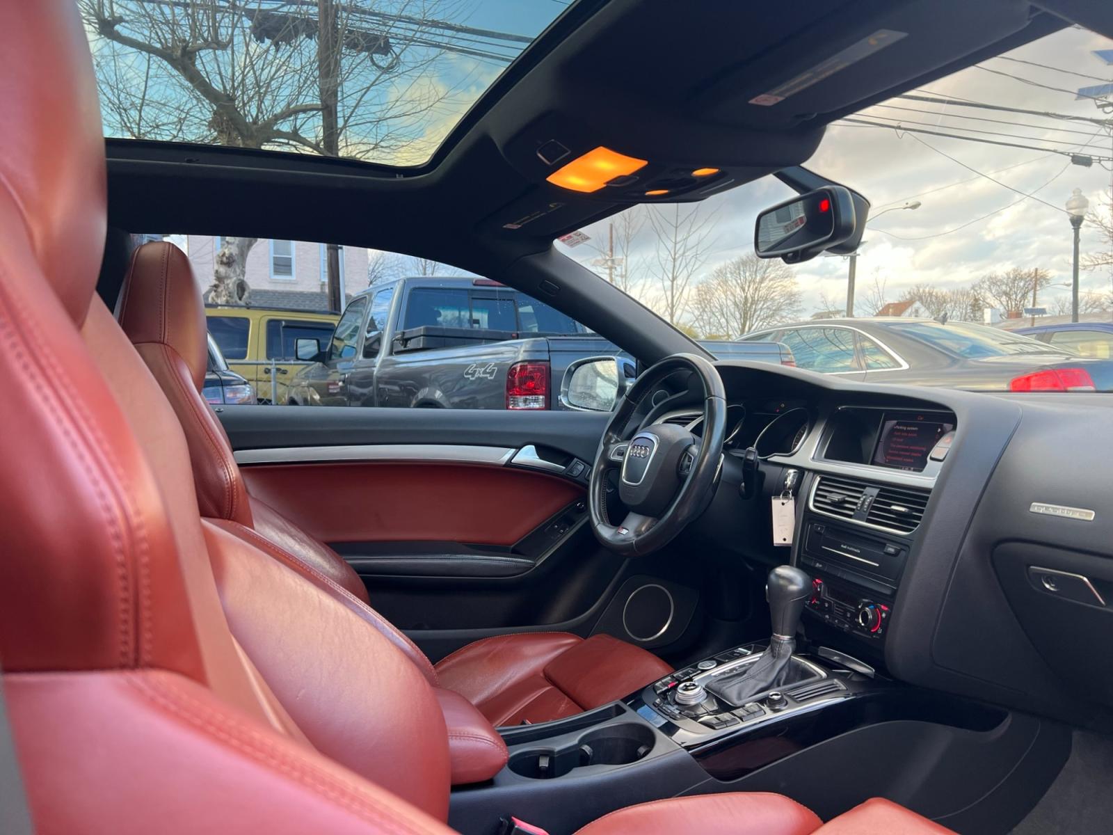2012 Blue /TAN LEATHER Audi S5 4.2 Coupe quattro Tiptronic (WAUVVAFR0CA) with an 4.2L V8 DOHC 32V engine, 6-Speed Automatic transmission, located at 1018 Brunswick Ave, Trenton, NJ, 08638, (609) 989-0900, 40.240086, -74.748085 - WOW! A REAL NICE MIDNIGHT BLUE PEARL S5 PRESTIGE. COMPLETE WITH BASKETBALL BROWN INTERIOR, SERVICED UP AND LIKE NEW IN EVERY WAY! VERY LOW MILES AND AN ABSOLUTE MUST SEE ASAP! PLEASE CALL TO SET UP AN APPT W ANTHONY, (609)273-5100 - Photo #7
