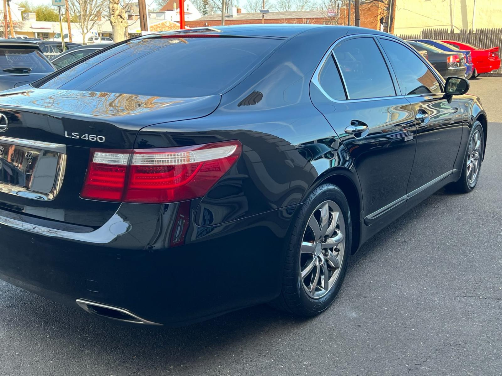 2008 BLACK /TAN LEATHER Lexus LS 460 Luxury Sedan (JTHBL46F185) with an 4.6L V8 DOHC 32V engine, 8-Speed Automatic Overdrive transmission, located at 1018 Brunswick Ave, Trenton, NJ, 08638, (609) 989-0900, 40.240086, -74.748085 - Well look at this amazing Black Beauty! All highway miles and runs and drives like the day it rolled off the lot in 2008! A must see and drive ASAP! Just serviced and Black exterior with beautiful ivory cream interior!! This Lexus will not last long at all with this incredible price! - Photo #1