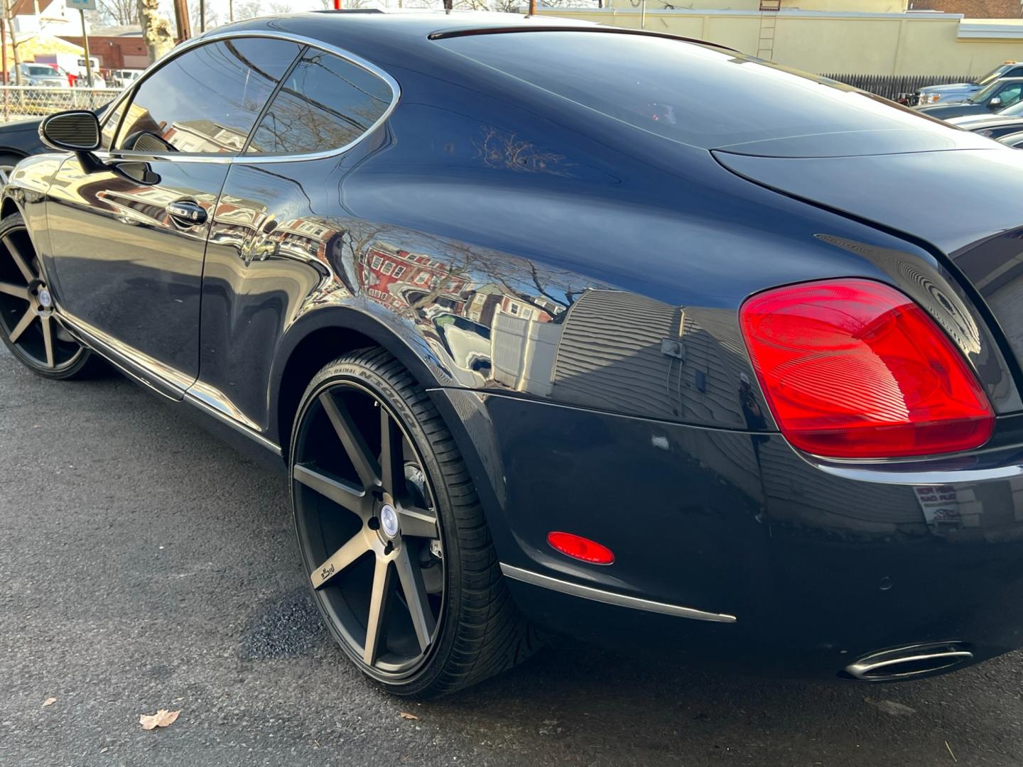 2004 Blue /TAN LEATHER Bentley Continental GT Coupe (SCBCR63W04C) with an 6.0L W12 DOHC 48V TURBO engine, 6-Speed Automatic Overdrive transmission, located at 1018 Brunswick Ave, Trenton, NJ, 08638, (609) 989-0900, 40.240086, -74.748085 - Holy Cow! This Bentley is stunning in every way and has only 38k Original Miles! Fully Serviced and Perfect Automobile. Brand New 22" Custom wheels! This vehicle was approx. $190k brand new! An incredible Value for this absolutely beautiful Bentley! Call Anthony to set up an appointment to come see - Photo#16