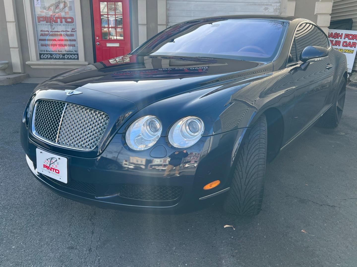 2004 Blue /TAN LEATHER Bentley Continental GT Coupe (SCBCR63W04C) with an 6.0L W12 DOHC 48V TURBO engine, 6-Speed Automatic Overdrive transmission, located at 1018 Brunswick Ave, Trenton, NJ, 08638, (609) 989-0900, 40.240086, -74.748085 - Holy Cow! This Bentley is stunning in every way and has only 38k Original Miles! Fully Serviced and Perfect Automobile. Brand New 22" Custom wheels! This vehicle was approx. $190k brand new! An incredible Value for this absolutely beautiful Bentley! Call Anthony to set up an appointment to come see - Photo#9