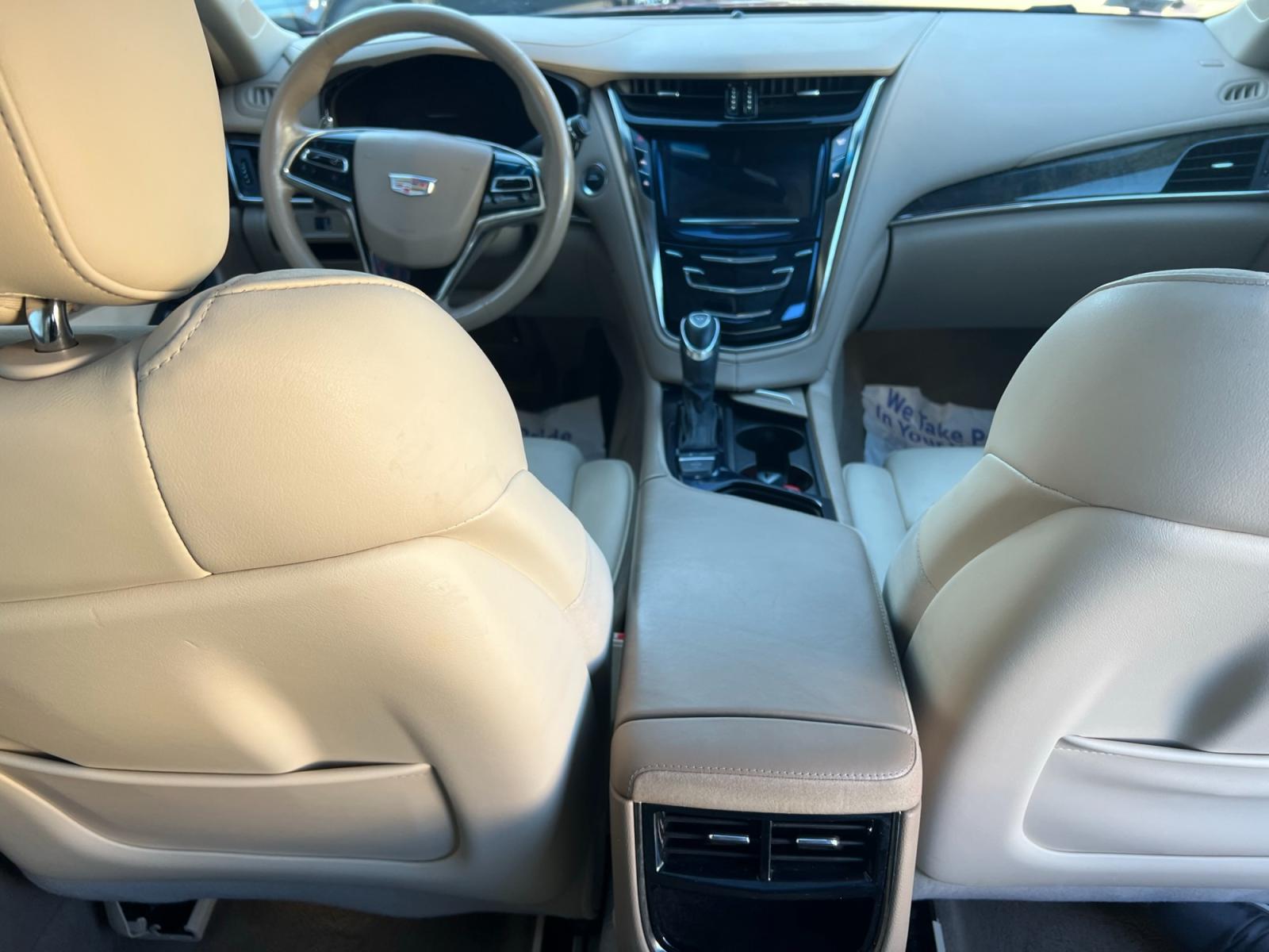 2016 /Beige leather Cadillac CTS 2.0L Turbo Luxury AWD (1G6AX5SXXG0) with an 2.0L L4 DOHC 16V TURBO engine, 6A transmission, located at 1018 Brunswick Ave, Trenton, NJ, 08638, (609) 989-0900, 40.240086, -74.748085 - Photo #9