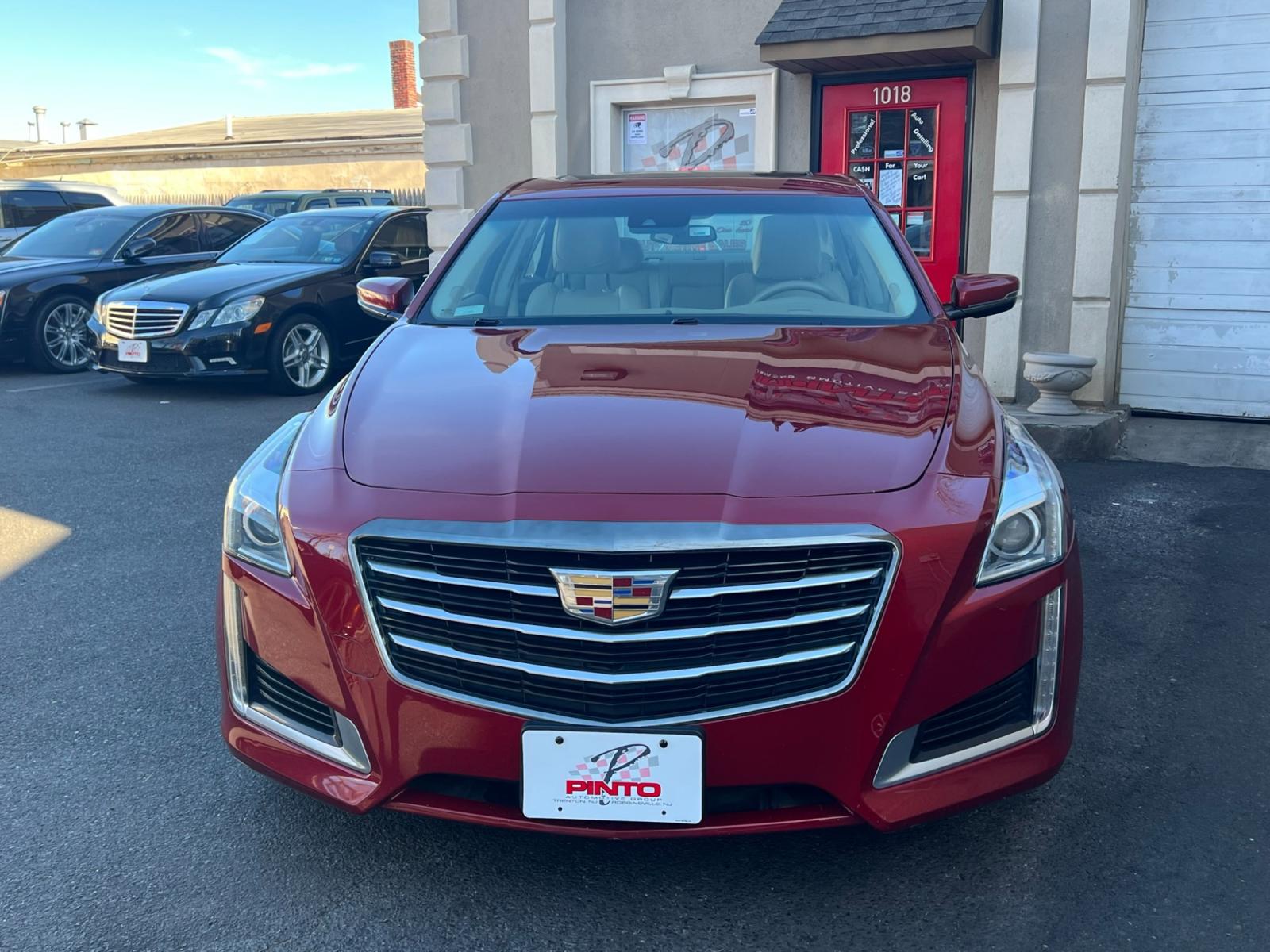 2016 /Beige leather Cadillac CTS 2.0L Turbo Luxury AWD (1G6AX5SXXG0) with an 2.0L L4 DOHC 16V TURBO engine, 6A transmission, located at 1018 Brunswick Ave, Trenton, NJ, 08638, (609) 989-0900, 40.240086, -74.748085 - WOW! THIS CADDY IS BEAUTIFUL IN EVERY WAY! RED W IVORY INTERIOR AND SERVICED UP! READY FOR THE NEXT OWNER TO TAKE CARE OF THIS STUNNING VEHICLE! - Photo #2