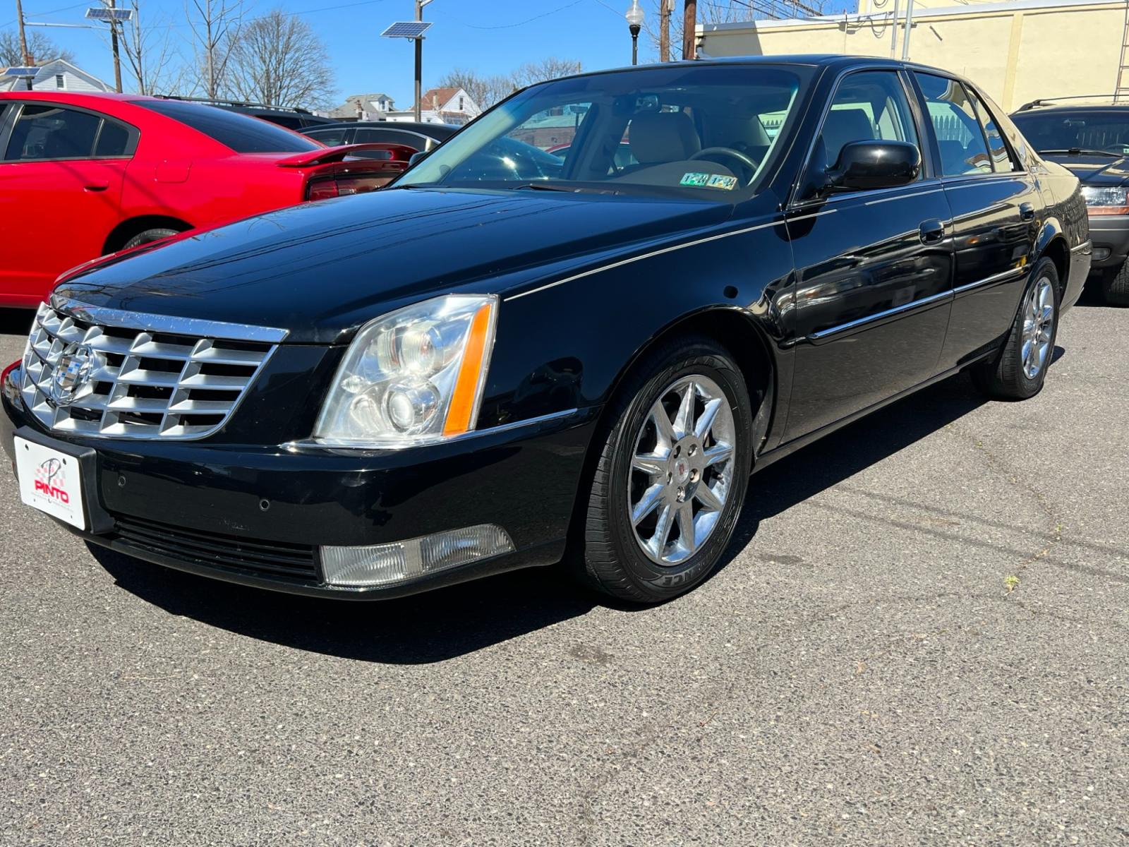 2011 BLACK Cadillac DTS Luxury (1G6KD5E66BU) with an 4.6L V8 DOHC 32V engine, 4-Speed Automatic transmission, located at 1018 Brunswick Ave, Trenton, NJ, 08638, (609) 989-0900, 40.240086, -74.748085 - A very nice Caddy DTS that has just been serviced up! - Photo #0