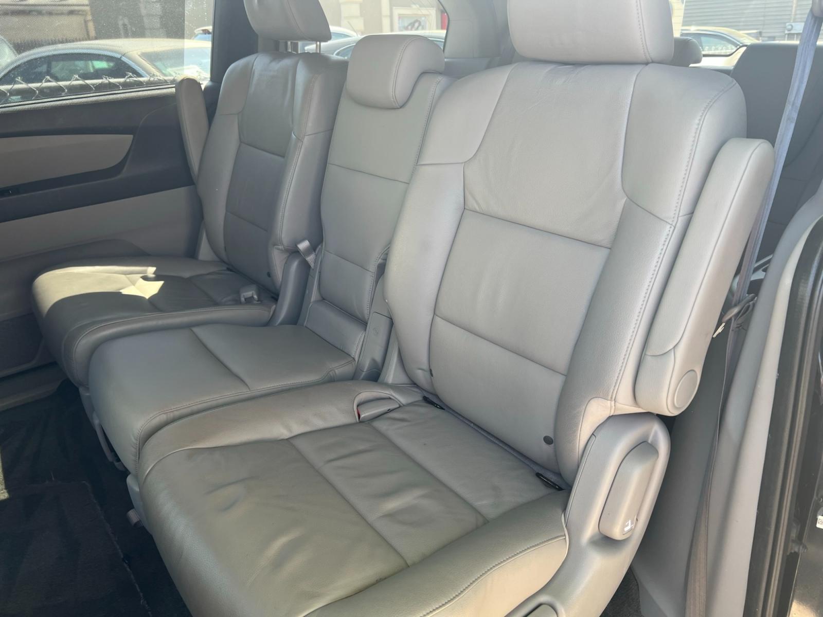 2013 BLACK /grey leather Honda Odyssey EX-L (5FNRL5H64DB) with an 3.5L V6 SOHC 24V engine, 5-Speed Automatic transmission, located at 1018 Brunswick Ave, Trenton, NJ, 08638, (609) 989-0900, 40.240086, -74.748085 - Here is a real nice Honda Odyssey. Fully serviced and ready for the next family roadtrip! Call Anthony to set up a time to see it ASAP! 609-273-5100 - Photo #8