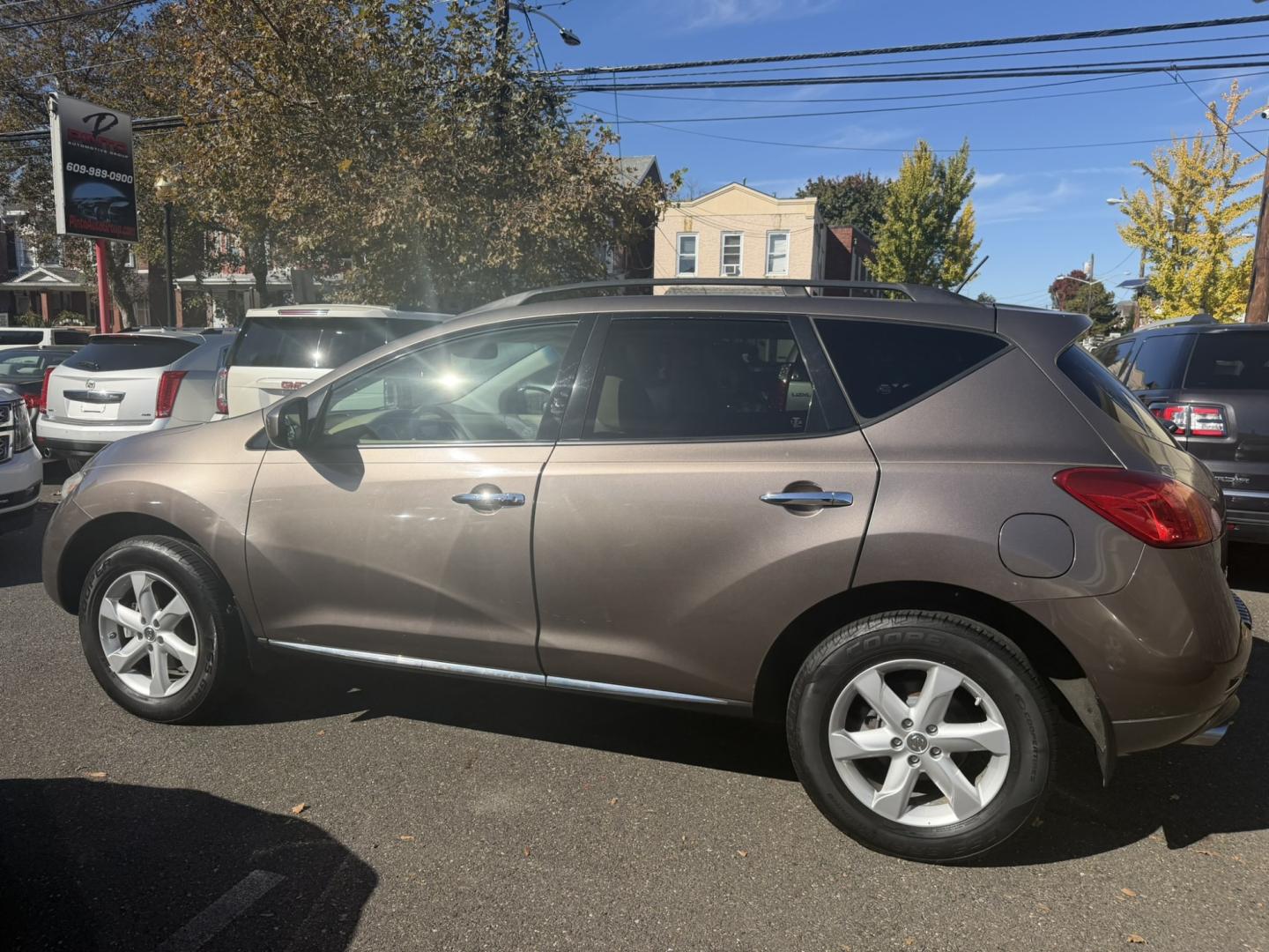 2010 Beige /Tan Leather Nissan Murano LE AWD (JN8AZ1MW1AW) with an 3.5L V6 DOHC 24V engine, CVT transmission, located at 1018 Brunswick Ave, Trenton, NJ, 08638, (609) 989-0900, 40.240086, -74.748085- Photo#3