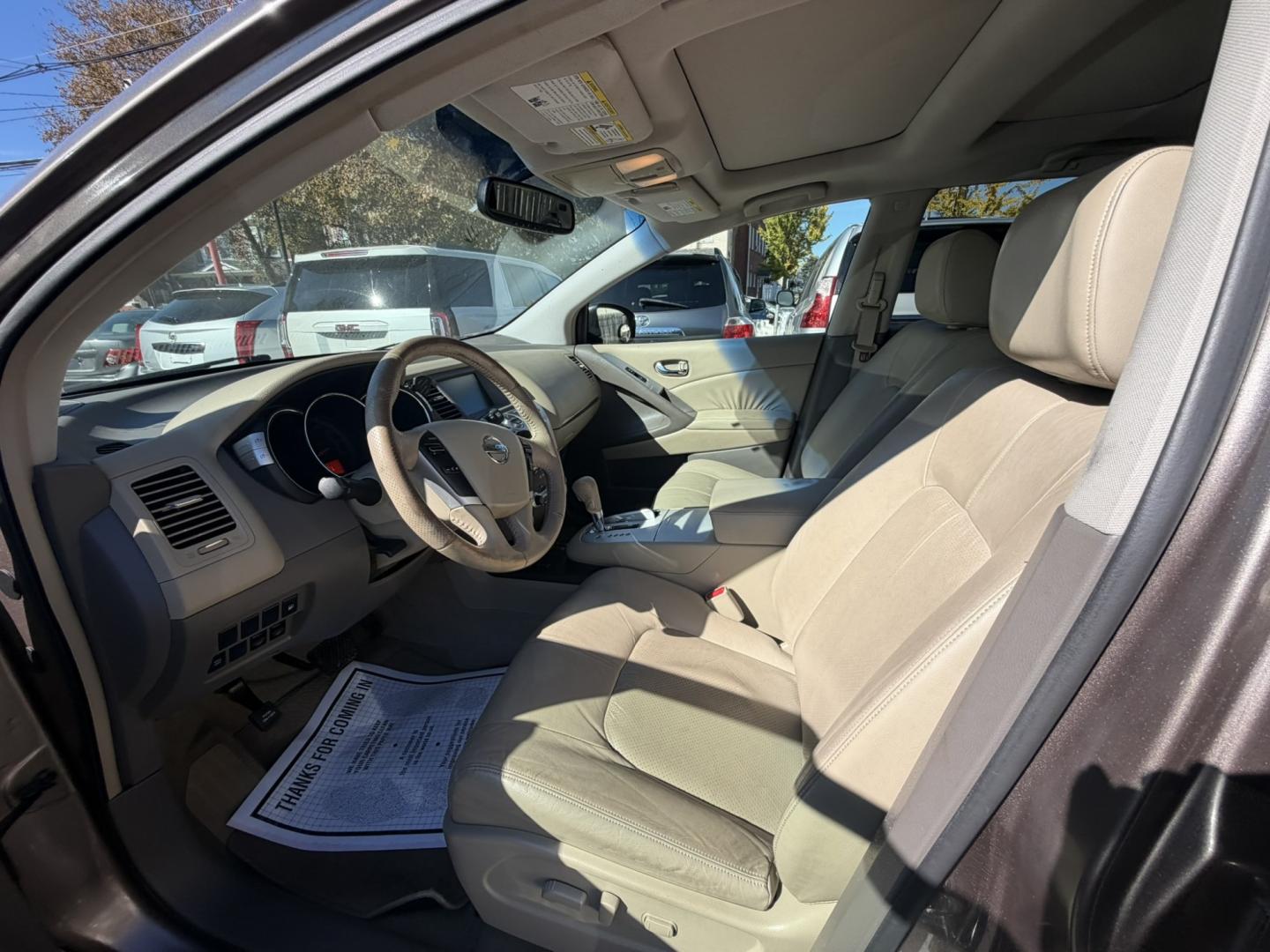 2010 Beige /Tan Leather Nissan Murano LE AWD (JN8AZ1MW1AW) with an 3.5L V6 DOHC 24V engine, CVT transmission, located at 1018 Brunswick Ave, Trenton, NJ, 08638, (609) 989-0900, 40.240086, -74.748085- Photo#13