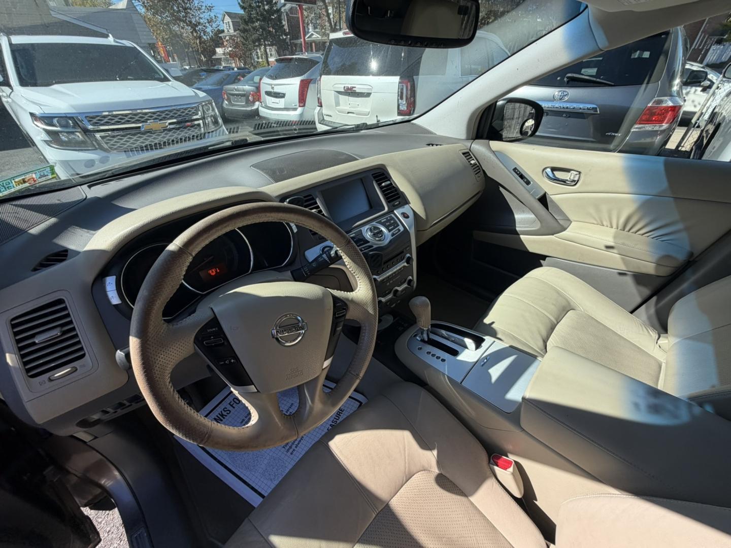 2010 Beige /Tan Leather Nissan Murano LE AWD (JN8AZ1MW1AW) with an 3.5L V6 DOHC 24V engine, CVT transmission, located at 1018 Brunswick Ave, Trenton, NJ, 08638, (609) 989-0900, 40.240086, -74.748085- Photo#14