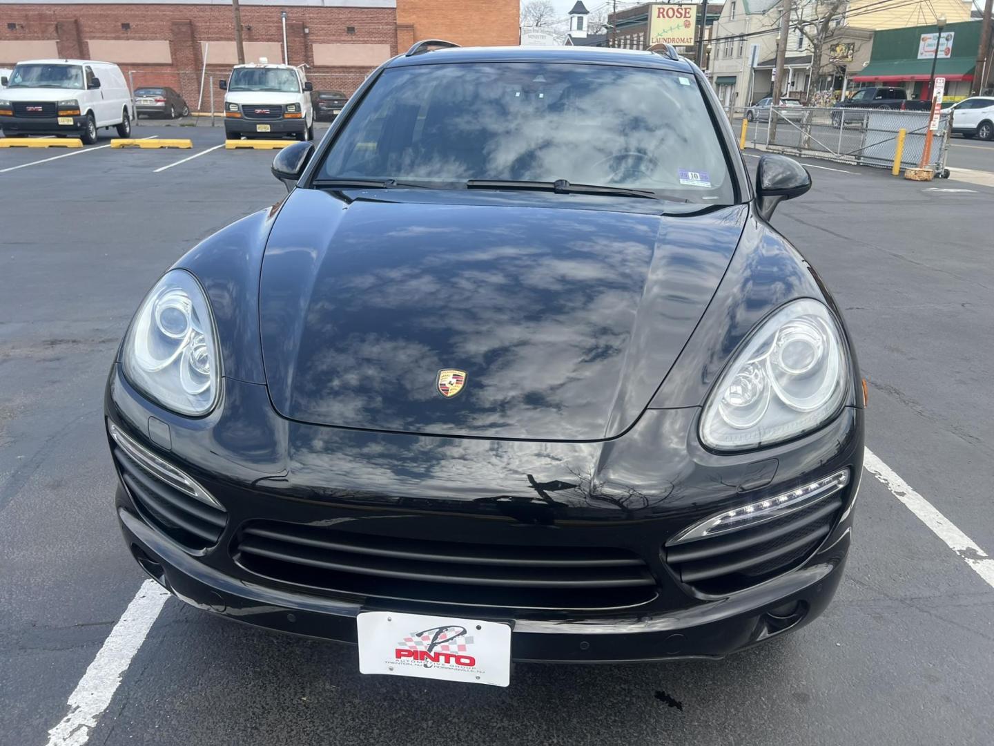 2014 BLACK /Black Leather Porsche Cayenne s (WP1AB2A20EL) with an 4.8L V8 DOHC 32V engine, 8 Speed Automatic transmission, located at 1018 Brunswick Ave, Trenton, NJ, 08638, (609) 989-0900, 40.240086, -74.748085 - This Porsche Cayenne is a super clean,well maintained black beauty! Always serviced and needs nothing. Please call Anthony to set up an appt. 609-273-5100 - Photo#3