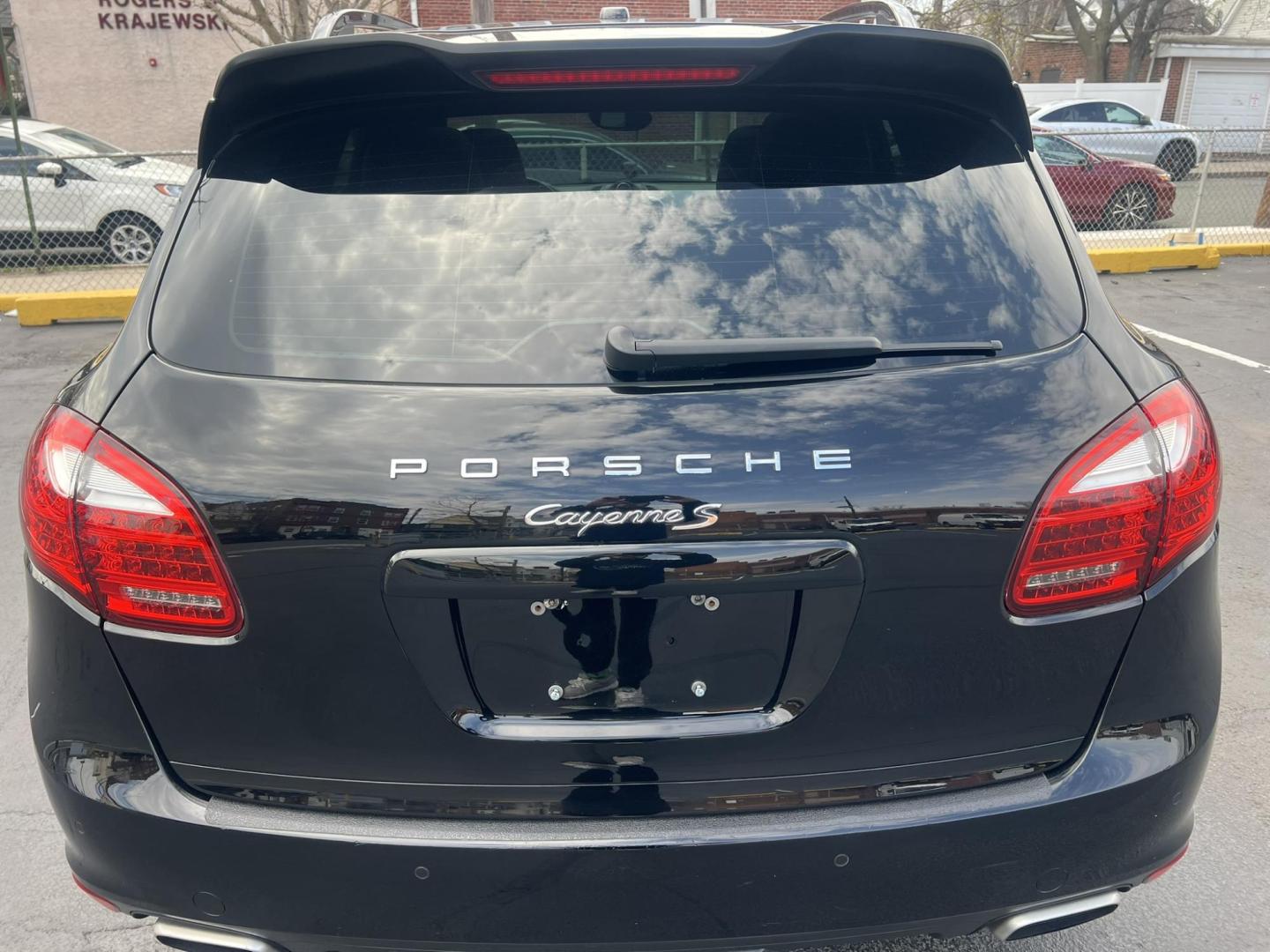 2014 BLACK /Black Leather Porsche Cayenne s (WP1AB2A20EL) with an 4.8L V8 DOHC 32V engine, 8 Speed Automatic transmission, located at 1018 Brunswick Ave, Trenton, NJ, 08638, (609) 989-0900, 40.240086, -74.748085 - This Porsche Cayenne is a super clean,well maintained black beauty! Always serviced and needs nothing. Please call Anthony to set up an appt. 609-273-5100 - Photo#5
