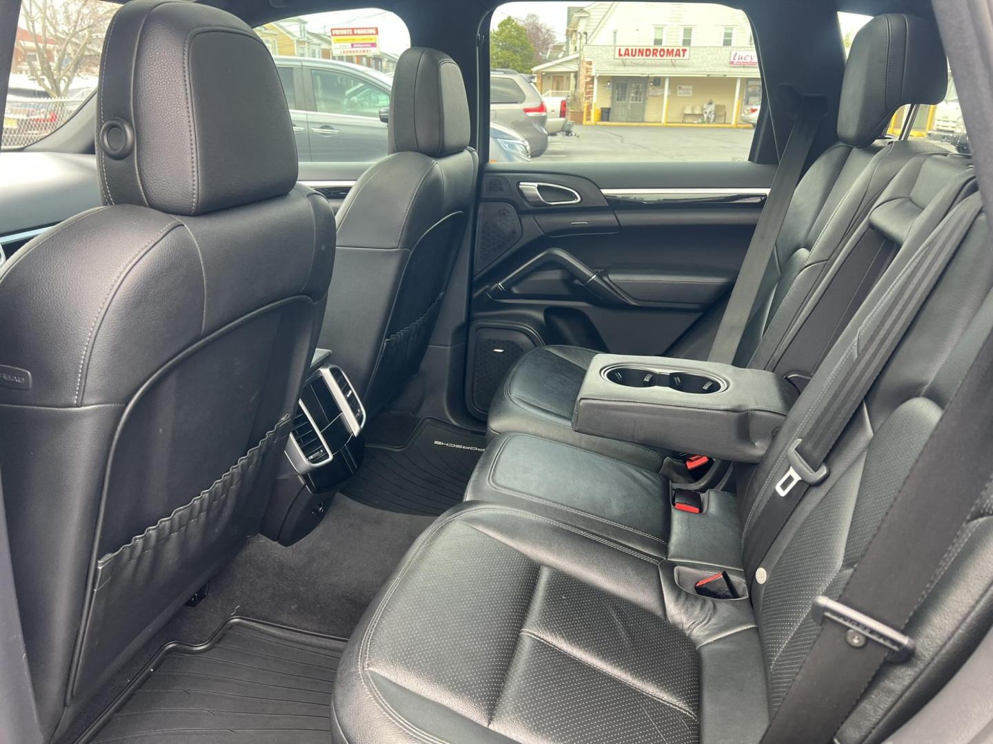 2014 BLACK /Black Leather Porsche Cayenne s (WP1AB2A20EL) with an 4.8L V8 DOHC 32V engine, 8 Speed Automatic transmission, located at 1018 Brunswick Ave, Trenton, NJ, 08638, (609) 989-0900, 40.240086, -74.748085 - This Porsche Cayenne is a super clean,well maintained black beauty! Always serviced and needs nothing. Please call Anthony to set up an appt. 609-273-5100 - Photo#34
