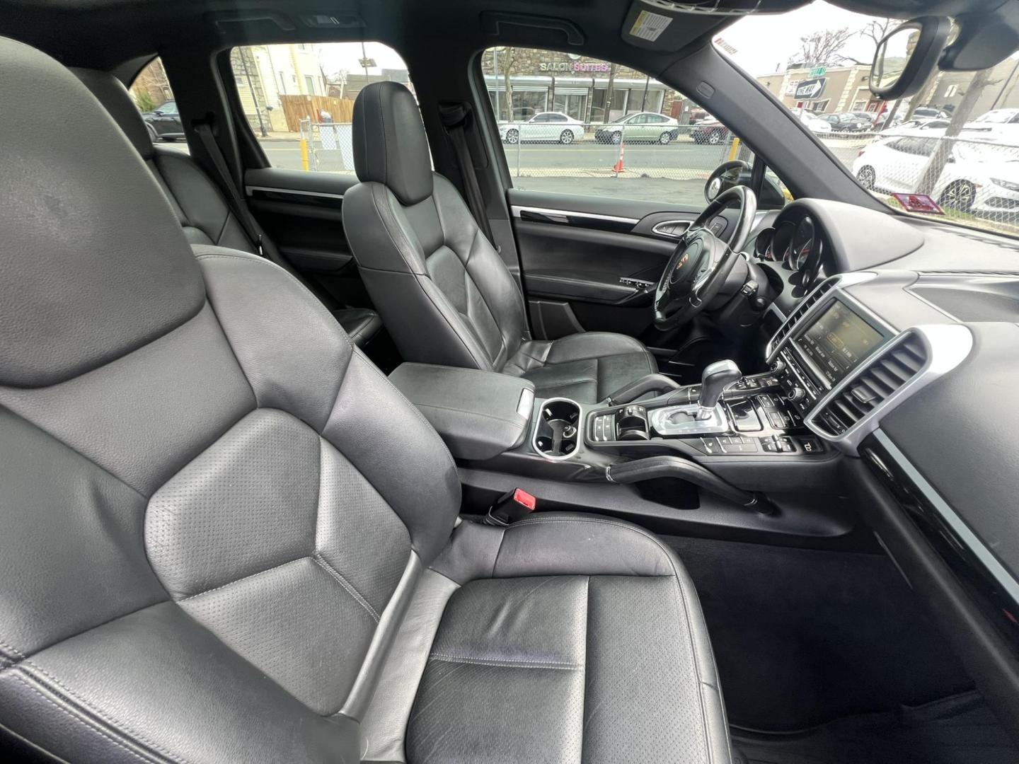 2014 BLACK /Black Leather Porsche Cayenne s (WP1AB2A20EL) with an 4.8L V8 DOHC 32V engine, 8 Speed Automatic transmission, located at 1018 Brunswick Ave, Trenton, NJ, 08638, (609) 989-0900, 40.240086, -74.748085 - This Porsche Cayenne is a super clean,well maintained black beauty! Always serviced and needs nothing. Please call Anthony to set up an appt. 609-273-5100 - Photo#40
