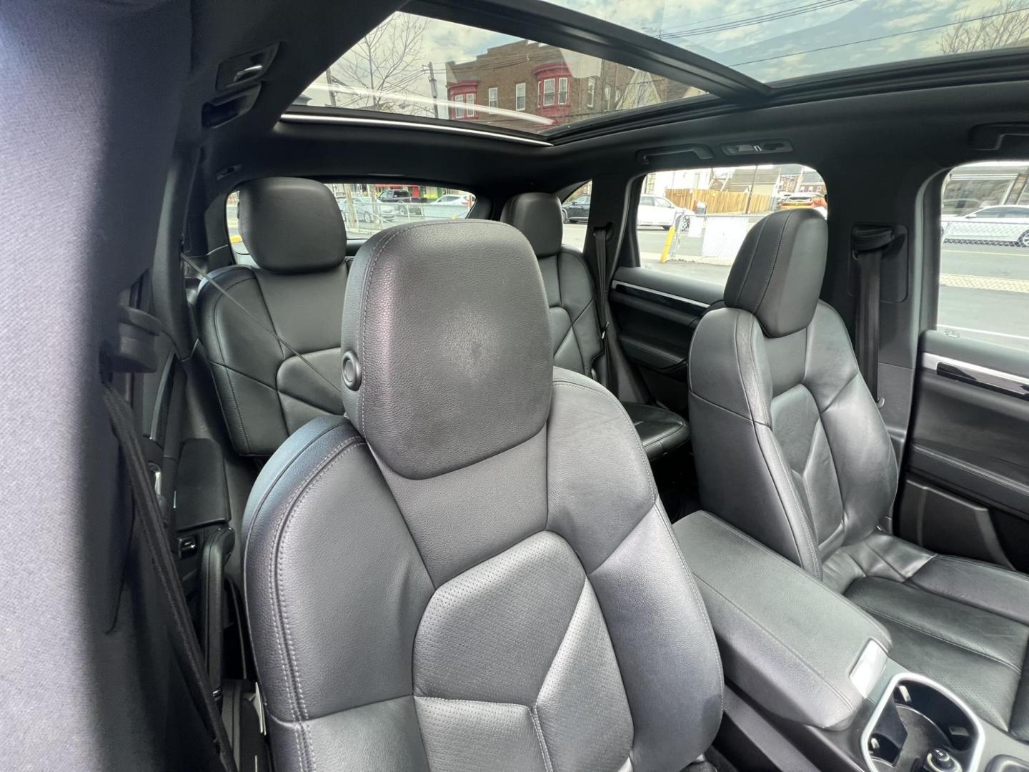 2014 BLACK /Black Leather Porsche Cayenne s (WP1AB2A20EL) with an 4.8L V8 DOHC 32V engine, 8 Speed Automatic transmission, located at 1018 Brunswick Ave, Trenton, NJ, 08638, (609) 989-0900, 40.240086, -74.748085 - This Porsche Cayenne is a super clean,well maintained black beauty! Always serviced and needs nothing. Please call Anthony to set up an appt. 609-273-5100 - Photo#41