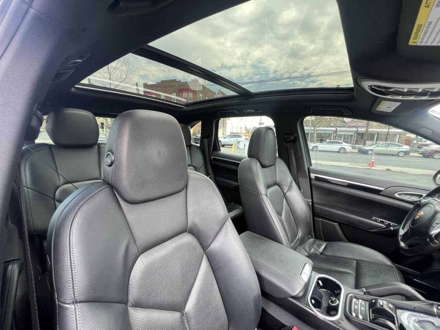 2014 BLACK /Black Leather Porsche Cayenne s (WP1AB2A20EL) with an 4.8L V8 DOHC 32V engine, 8 Speed Automatic transmission, located at 1018 Brunswick Ave, Trenton, NJ, 08638, (609) 989-0900, 40.240086, -74.748085 - This Porsche Cayenne is a super clean,well maintained black beauty! Always serviced and needs nothing. Please call Anthony to set up an appt. 609-273-5100 - Photo#43
