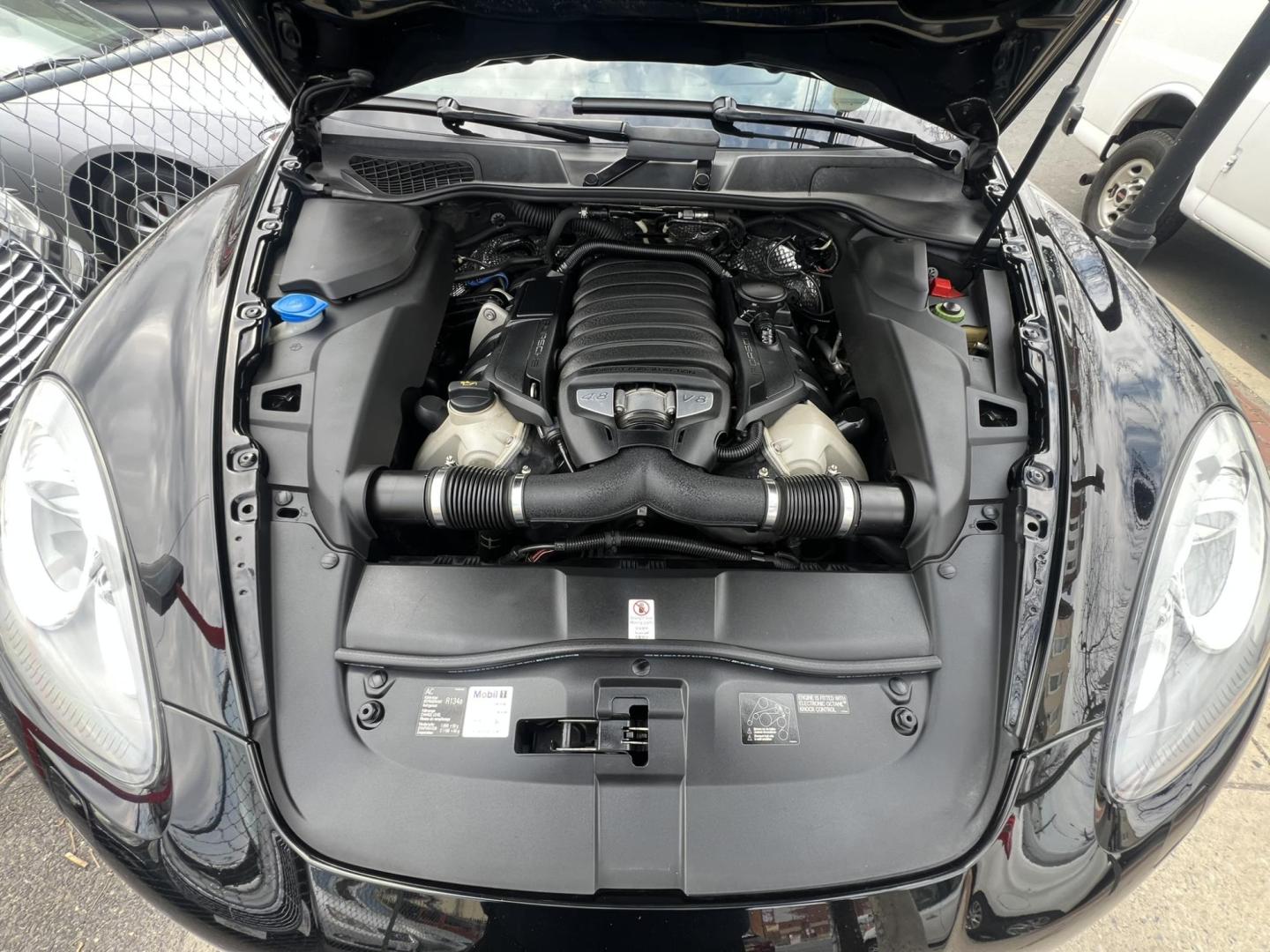 2014 BLACK /Black Leather Porsche Cayenne s (WP1AB2A20EL) with an 4.8L V8 DOHC 32V engine, 8 Speed Automatic transmission, located at 1018 Brunswick Ave, Trenton, NJ, 08638, (609) 989-0900, 40.240086, -74.748085 - This Porsche Cayenne is a super clean,well maintained black beauty! Always serviced and needs nothing. Please call Anthony to set up an appt. 609-273-5100 - Photo#47