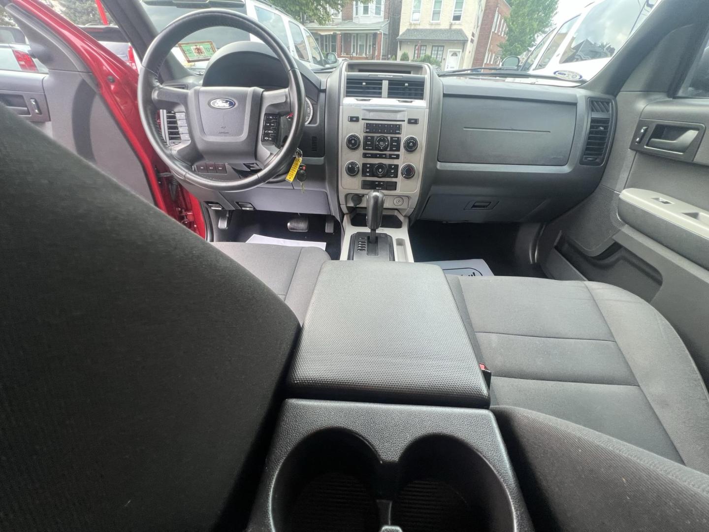2012 Red /Gray Ford Escape XLT FWD (1FMCU0D73CK) with an 2.5L L4 DOHC 16V engine, 6-Speed Automatic transmission, located at 1018 Brunswick Ave, Trenton, NJ, 08638, (609) 989-0900, 40.240086, -74.748085 - This Ford Escape runs great and is very clean! A very impressive SUV for $3995! A must see and drive!! - Photo#7