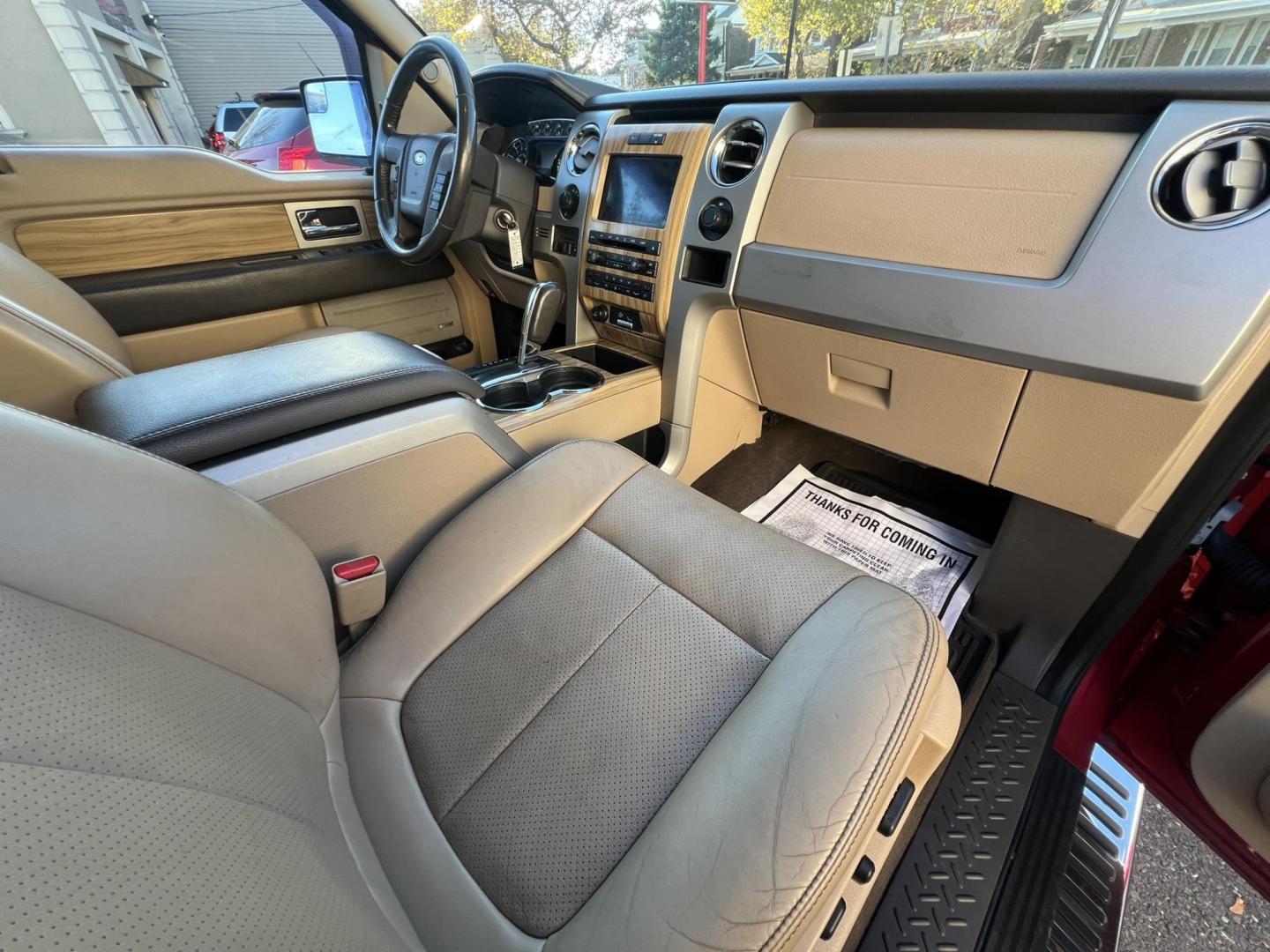 2011 Red /Tan Leather Ford F-150 FX4 SuperCab 6.5-ft. Bed 4WD (1FTFX1EF9BF) with an 5.0L V8 engine, 4-Speed Automatic transmission, located at 1018 Brunswick Ave, Trenton, NJ, 08638, (609) 989-0900, 40.240086, -74.748085 - Photo#22