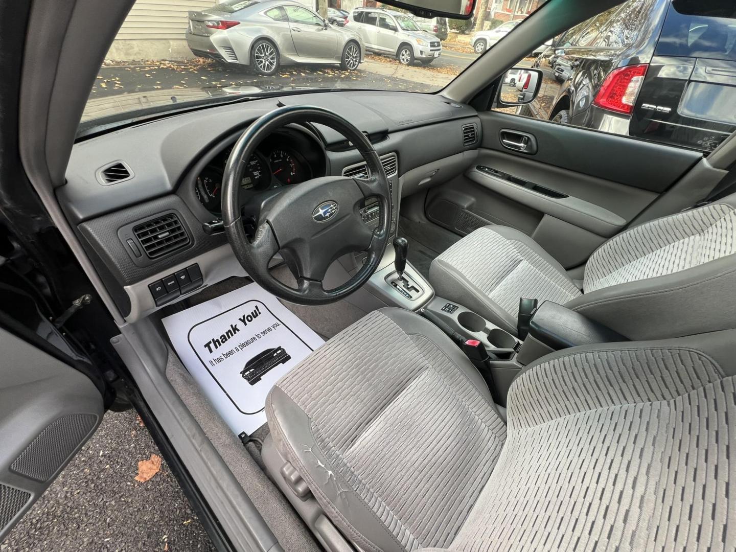 2003 BLACK /Gray Subaru Forester 2.5 XS (JF1SG65623H) with an 2.5L H4 SOHC 16V engine, 4-Speed Automatic Overdrive transmission, located at 1018 Brunswick Ave, Trenton, NJ, 08638, (609) 989-0900, 40.240086, -74.748085 - Wow! This is a one owner regularly serviced up Subaru Forester!! Super clean and ready to go for another 100K miles without any issues! Ready to go and ready for the winter! Please call Anthony to set up an appt. to see and drive this great vehicle. 609-273-5100 - Photo#11
