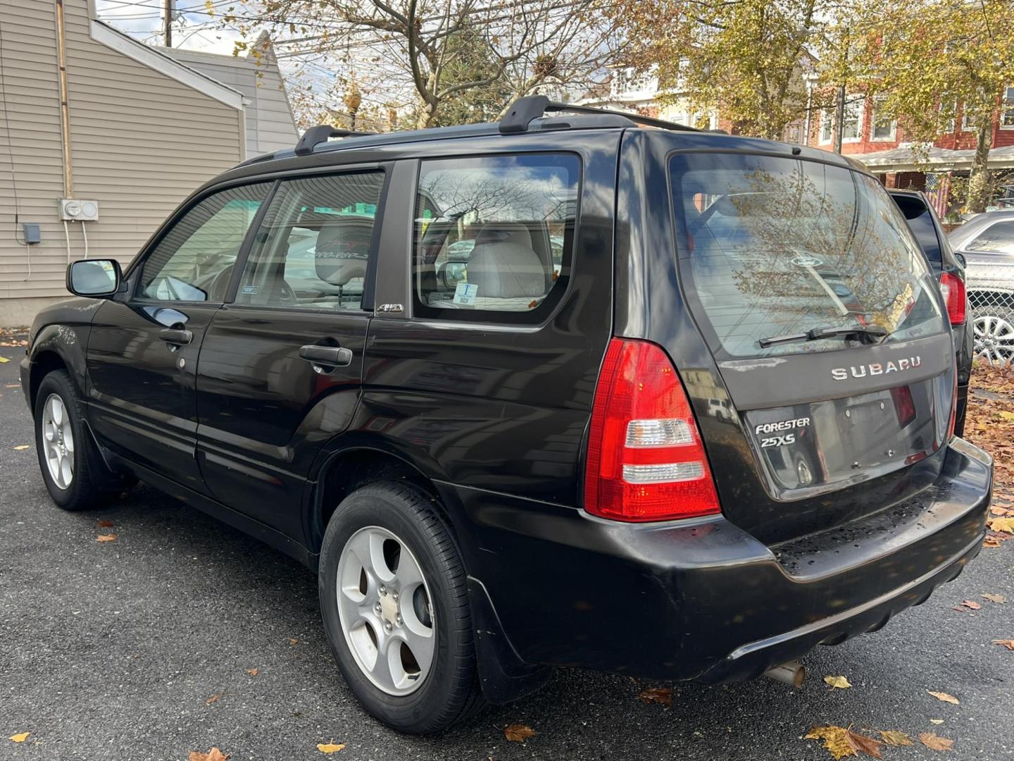 2003 BLACK /Gray Subaru Forester 2.5 XS (JF1SG65623H) with an 2.5L H4 SOHC 16V engine, 4-Speed Automatic Overdrive transmission, located at 1018 Brunswick Ave, Trenton, NJ, 08638, (609) 989-0900, 40.240086, -74.748085 - Wow! This is a one owner regularly serviced up Subaru Forester!! Super clean and ready to go for another 100K miles without any issues! Ready to go and ready for the winter! Please call Anthony to set up an appt. to see and drive this great vehicle. 609-273-5100 - Photo#2