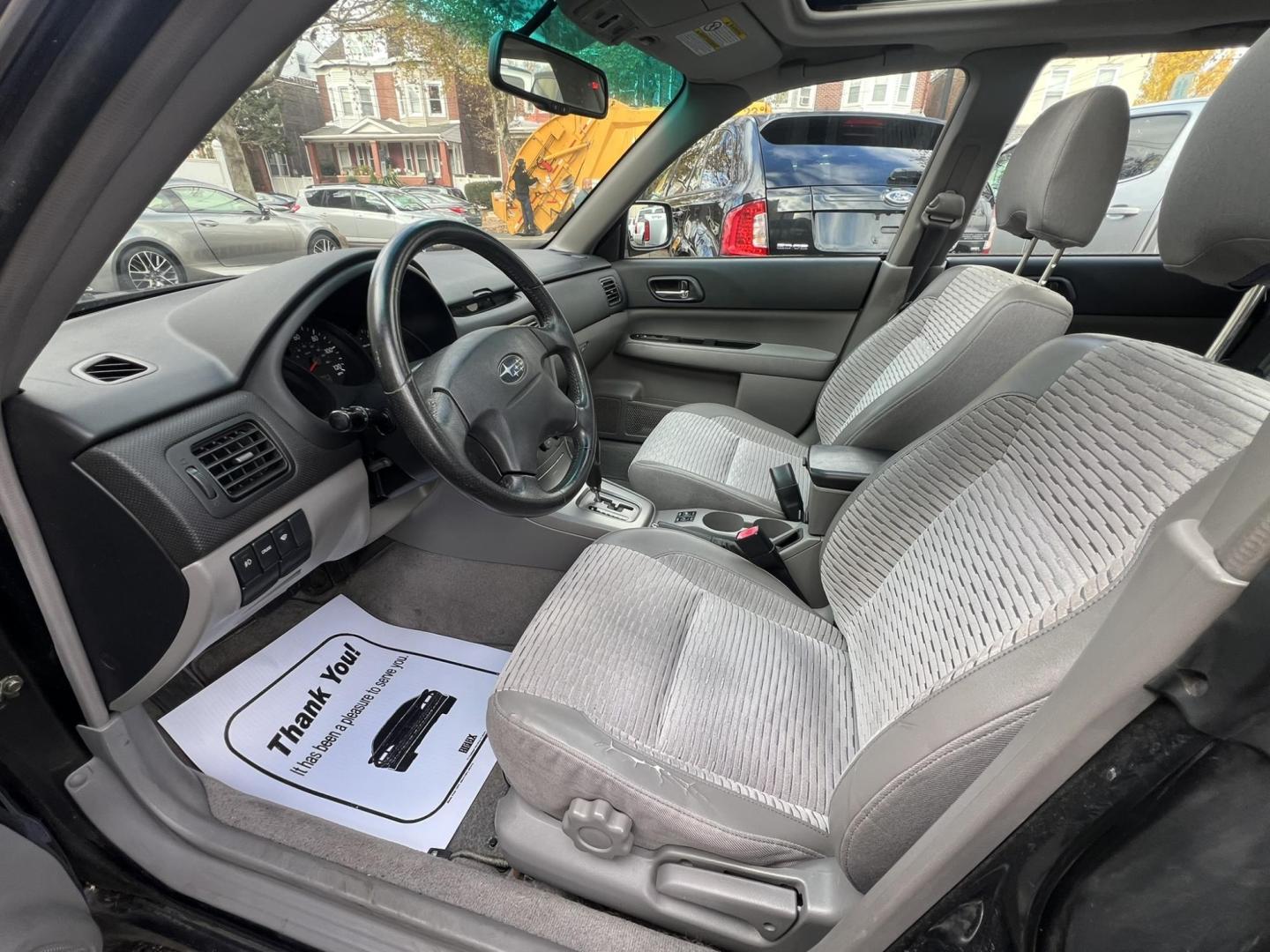 2003 BLACK /Gray Subaru Forester 2.5 XS (JF1SG65623H) with an 2.5L H4 SOHC 16V engine, 4-Speed Automatic Overdrive transmission, located at 1018 Brunswick Ave, Trenton, NJ, 08638, (609) 989-0900, 40.240086, -74.748085 - Wow! This is a one owner regularly serviced up Subaru Forester!! Super clean and ready to go for another 100K miles without any issues! Ready to go and ready for the winter! Please call Anthony to set up an appt. to see and drive this great vehicle. 609-273-5100 - Photo#8