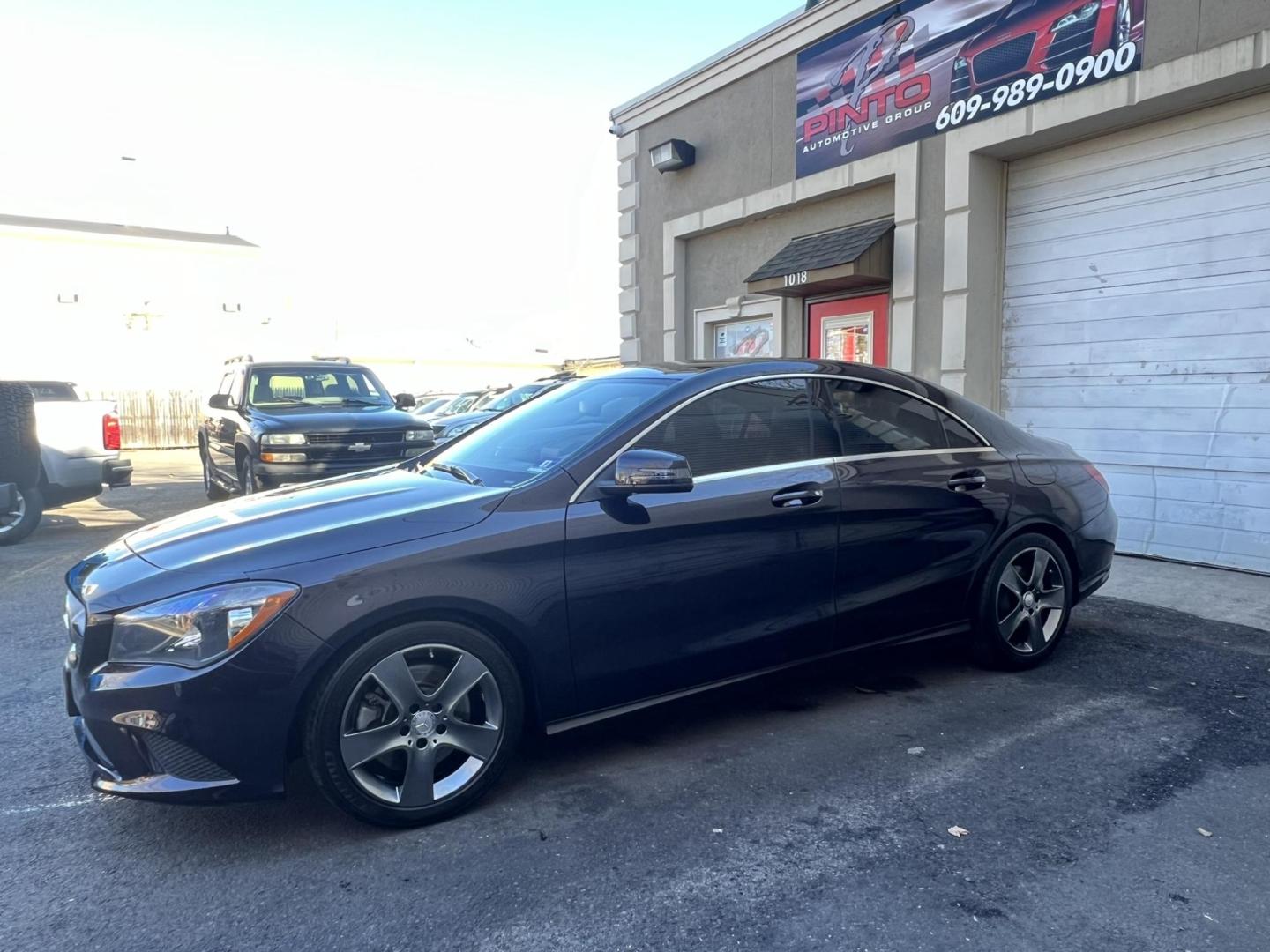 2015 BLACK /Black Leather Mercedes-Benz CLA-Class CLA250 4MATIC (WDDSJ4GB8FN) with an 2.0L L4 DOHC 16V engine, 7A transmission, located at 1018 Brunswick Ave, Trenton, NJ, 08638, (609) 989-0900, 40.240086, -74.748085 - Photo#3