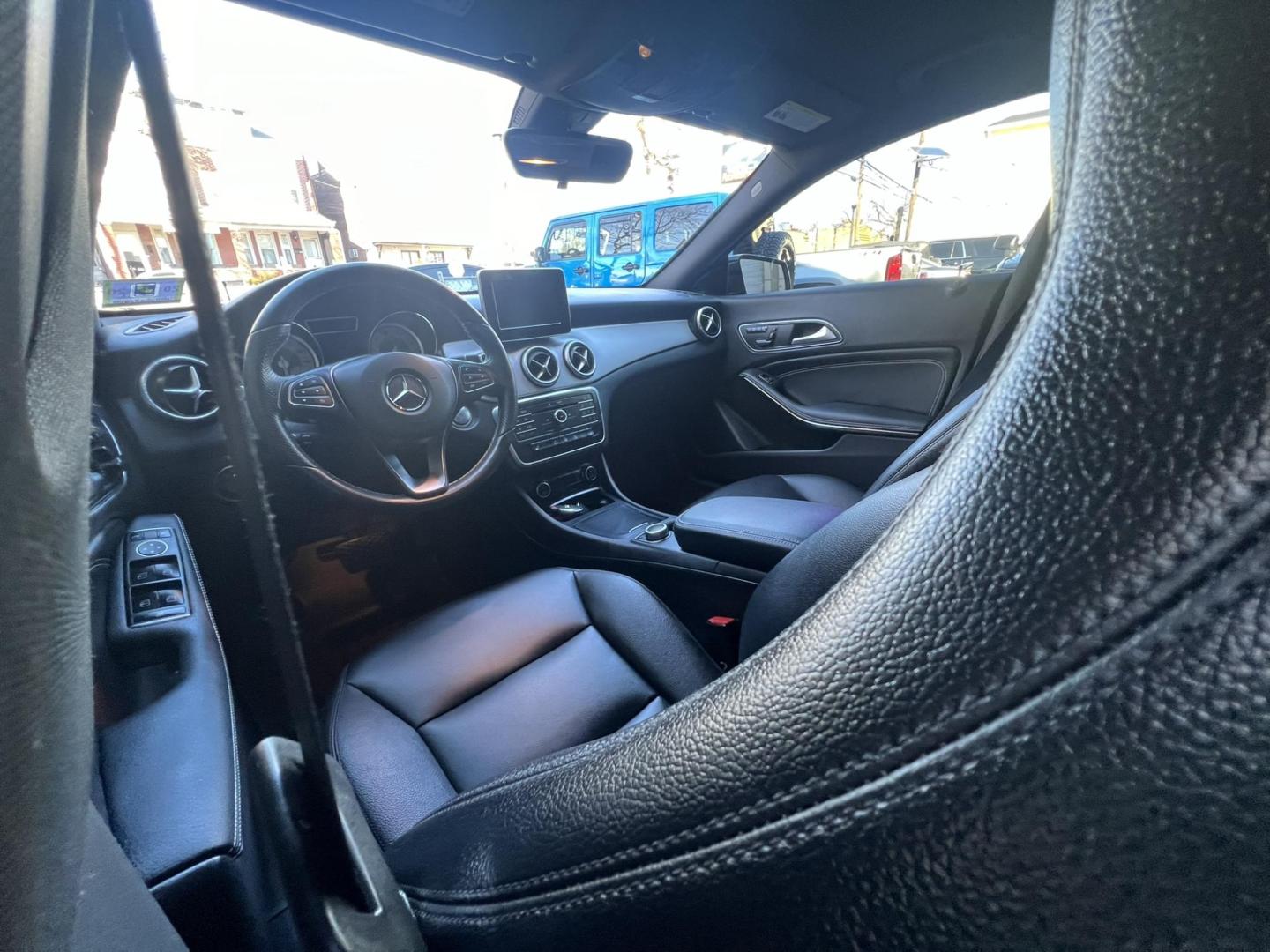 2015 BLACK /Black Leather Mercedes-Benz CLA-Class CLA250 4MATIC (WDDSJ4GB8FN) with an 2.0L L4 DOHC 16V engine, 7A transmission, located at 1018 Brunswick Ave, Trenton, NJ, 08638, (609) 989-0900, 40.240086, -74.748085 - Photo#8