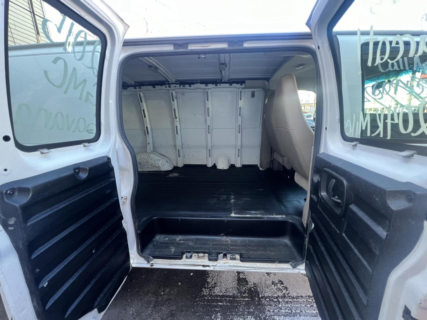 2015 White GMC Savana G2500 Cargo (1GTW7FCF2F1) with an 4.8L V8 FFV engine, 6-Speed Automatic transmission, located at 1018 Brunswick Ave, Trenton, NJ, 08638, (609) 989-0900, 40.240086, -74.748085 - Photo#22