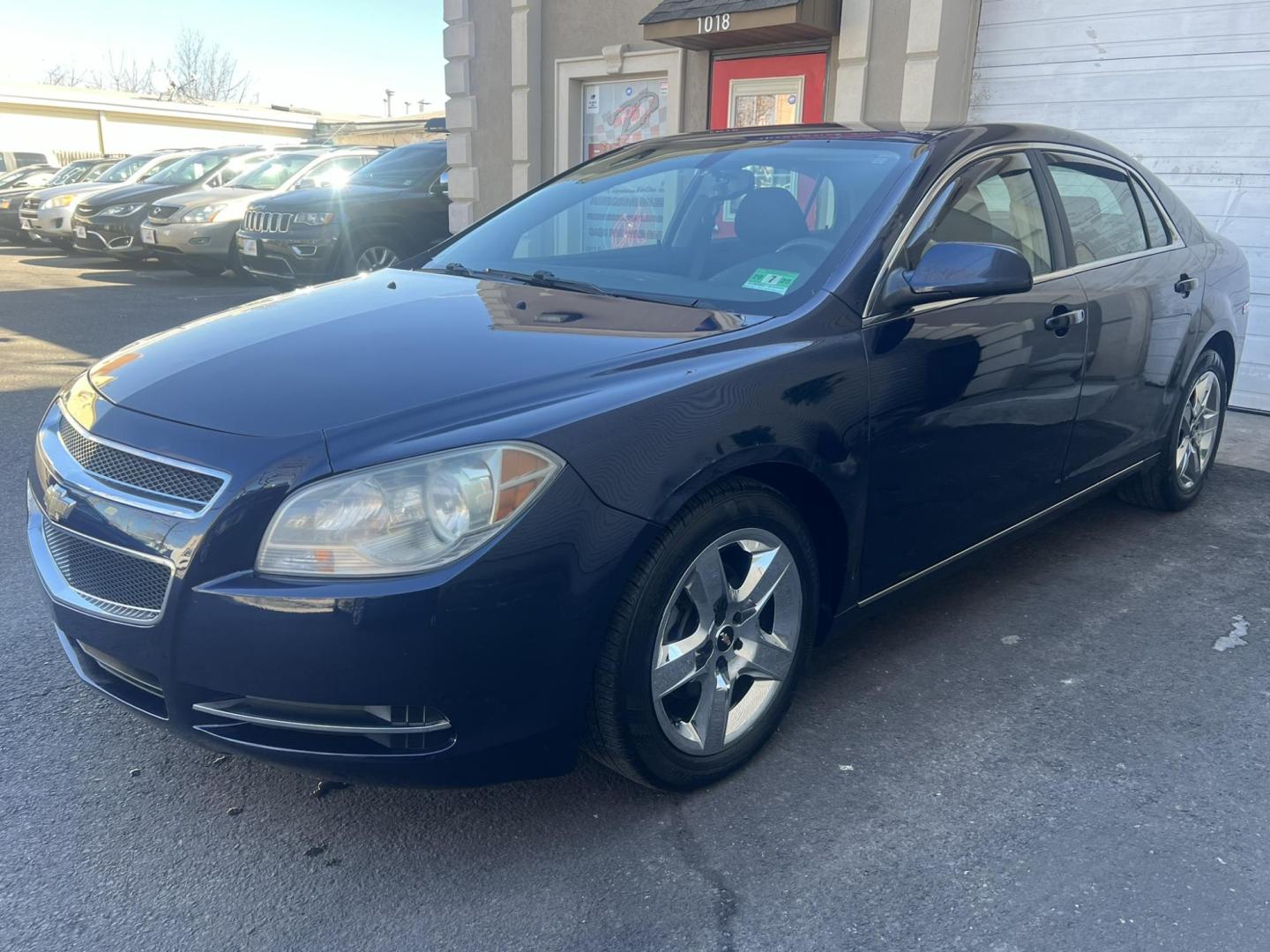 2010 BLACK /Gray Chevrolet Malibu 1LT (1G1ZC5EBXAF) with an 2.4L L4 DOHC 16V engine, 6-Speed Automatic transmission, located at 1018 Brunswick Ave, Trenton, NJ, 08638, (609) 989-0900, 40.240086, -74.748085 - Photo#1