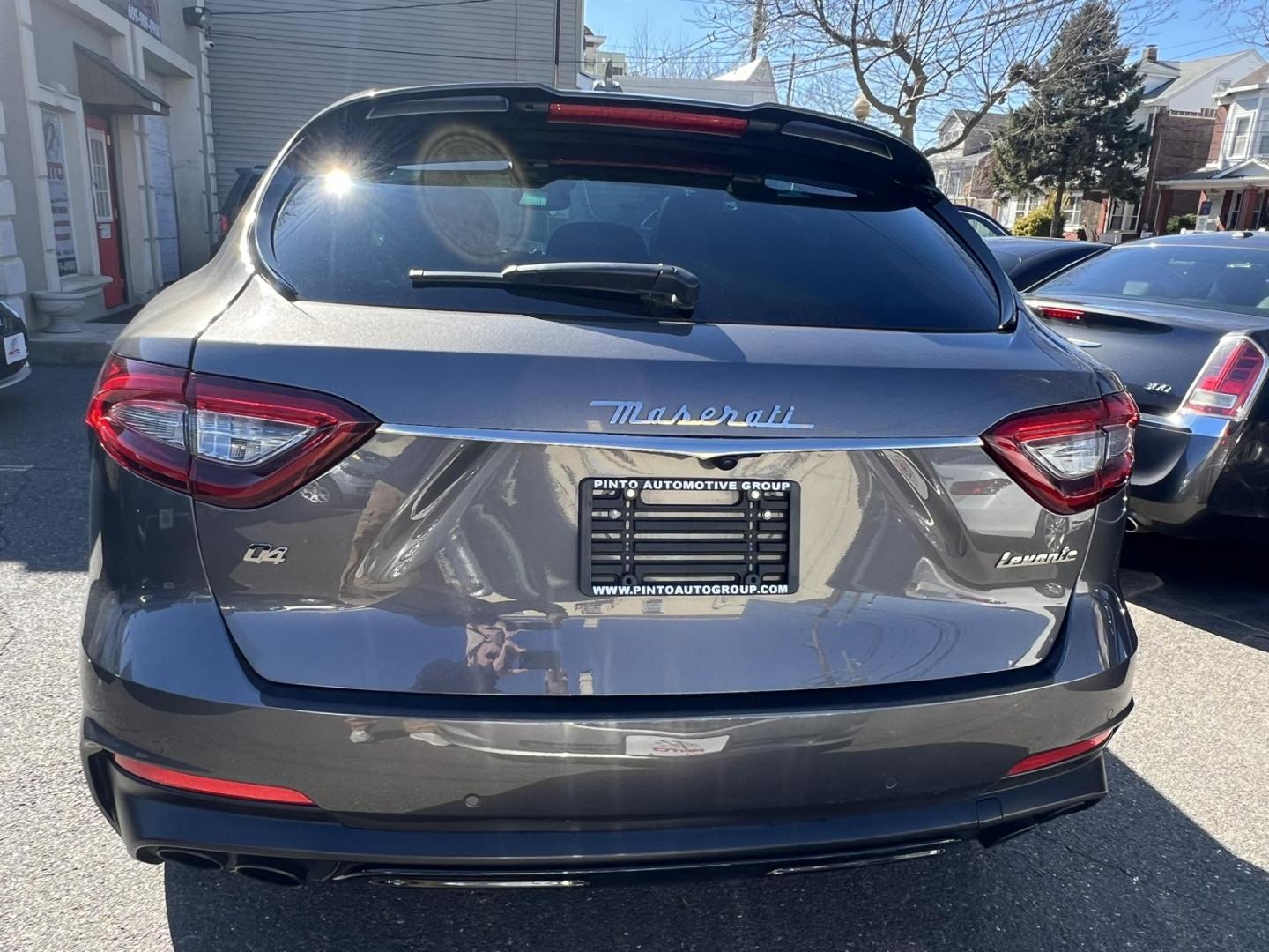 2019 GRAY /Black Leather Maserati Levante GranSport (ZN661XUSXKX) with an 3.0L V6 DOHC 24V engine, 8A transmission, located at 1018 Brunswick Ave, Trenton, NJ, 08638, (609) 989-0900, 40.240086, -74.748085 - An original Window Sticker MSRP of $94K, this All wheel Drive Levante speaks volumes to every 8 speed 6 cyl. SUV out there in this price range! Options include Climate Pkg.w heated rear seats and washer nozzles, Driver Assistance Pkg. Blue Brake Calipers inside Gloss Black 20" Wheels and Brand New - Photo#6