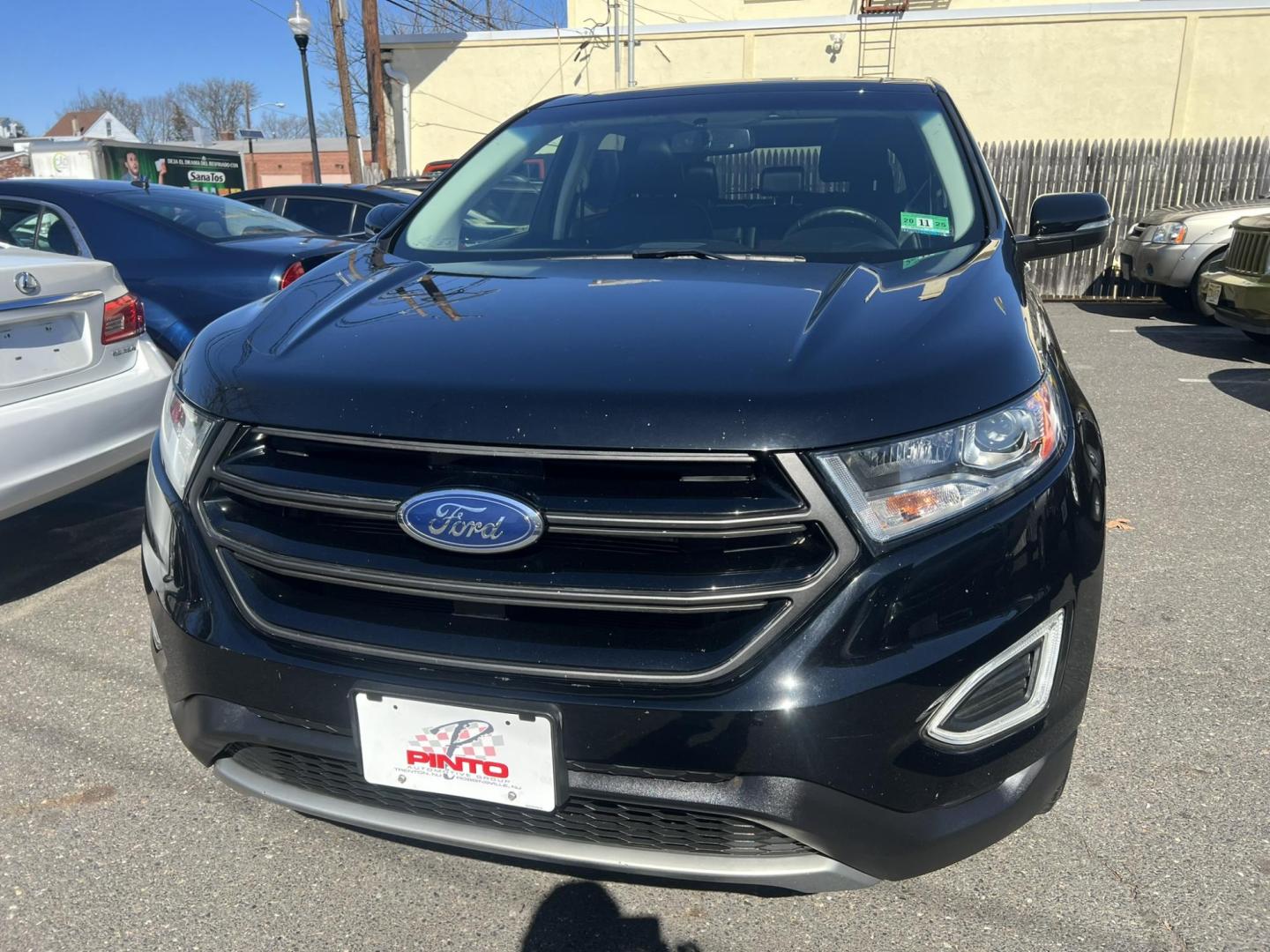2018 BLACK /Black Leather Ford Edge SEL AWD (2FMPK4J82JB) with an 3.5L V6 DOHC 24V engine, 6A transmission, located at 1018 Brunswick Ave, Trenton, NJ, 08638, (609) 989-0900, 40.240086, -74.748085 - Photo#1