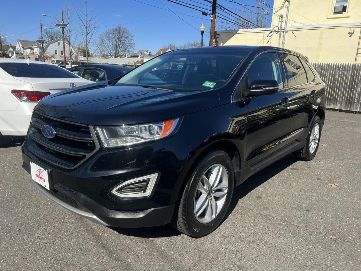 2018 BLACK /Black Leather Ford Edge SEL AWD (2FMPK4J82JB) with an 3.5L V6 DOHC 24V engine, 6A transmission, located at 1018 Brunswick Ave, Trenton, NJ, 08638, (609) 989-0900, 40.240086, -74.748085 - Photo#3