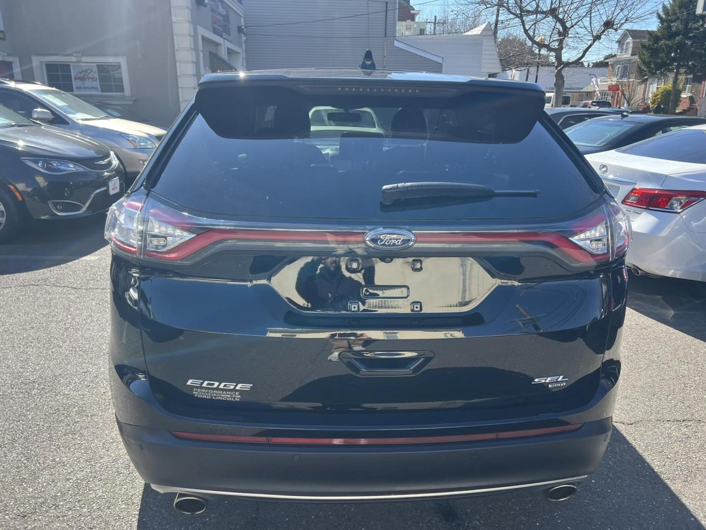 2018 BLACK /Black Leather Ford Edge SEL AWD (2FMPK4J82JB) with an 3.5L V6 DOHC 24V engine, 6A transmission, located at 1018 Brunswick Ave, Trenton, NJ, 08638, (609) 989-0900, 40.240086, -74.748085 - Photo#7