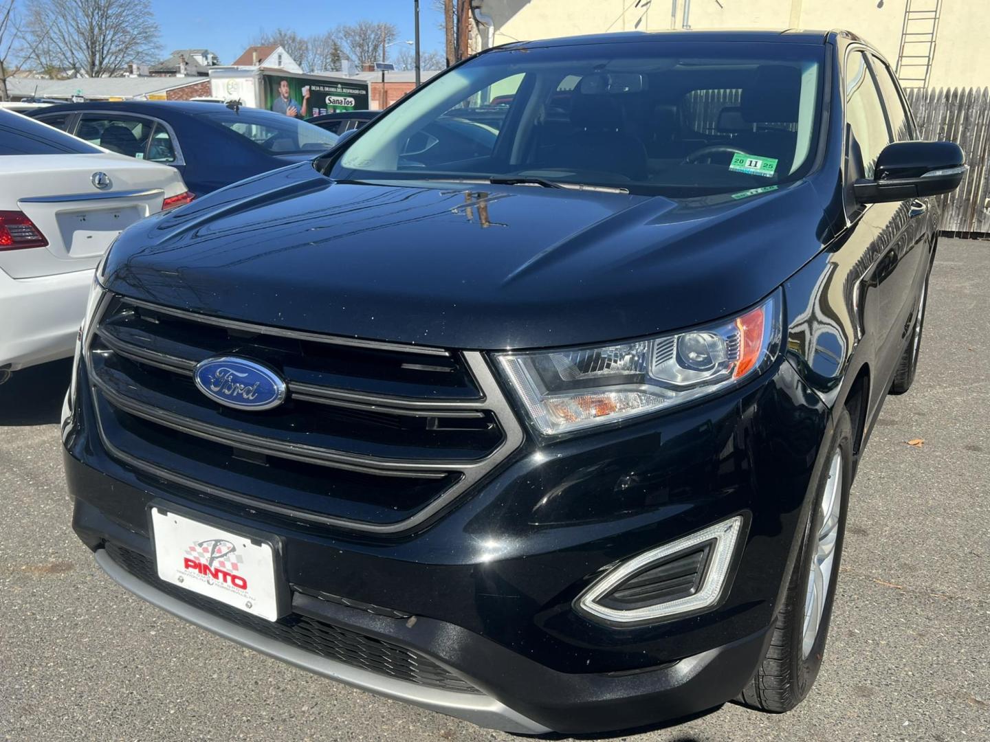 2018 BLACK /Black Leather Ford Edge SEL AWD (2FMPK4J82JB) with an 3.5L V6 DOHC 24V engine, 6A transmission, located at 1018 Brunswick Ave, Trenton, NJ, 08638, (609) 989-0900, 40.240086, -74.748085 - Photo#9