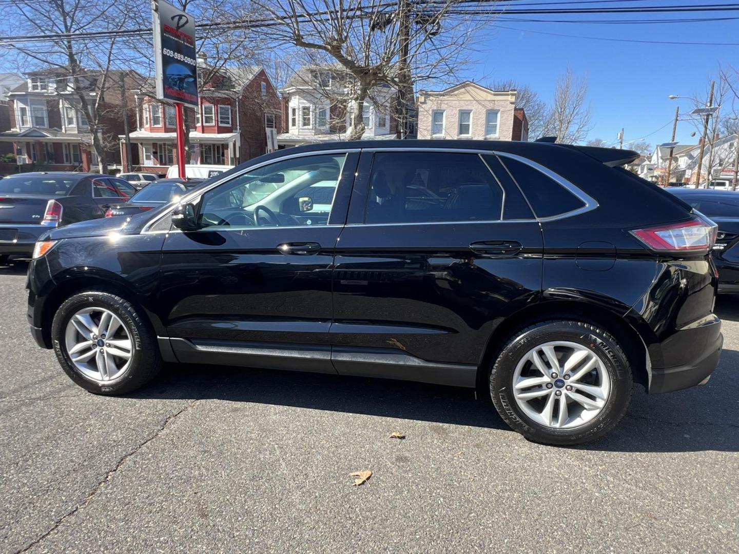 2018 BLACK /Black Leather Ford Edge SEL AWD (2FMPK4J82JB) with an 3.5L V6 DOHC 24V engine, 6A transmission, located at 1018 Brunswick Ave, Trenton, NJ, 08638, (609) 989-0900, 40.240086, -74.748085 - Photo#14