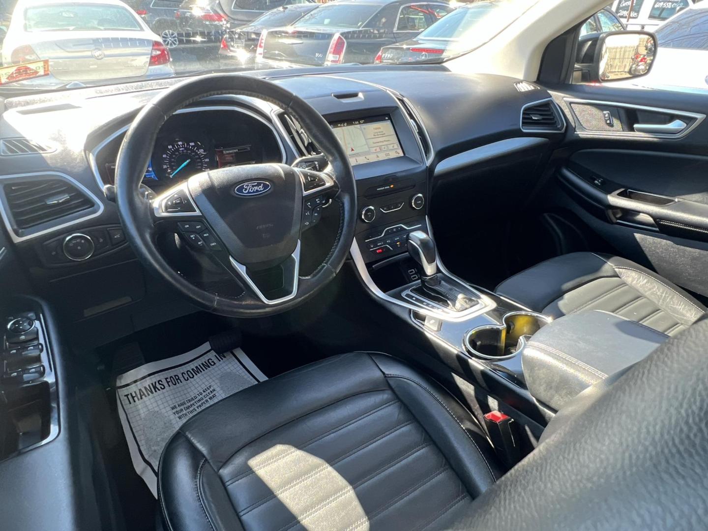 2018 BLACK /Black Leather Ford Edge SEL AWD (2FMPK4J82JB) with an 3.5L V6 DOHC 24V engine, 6A transmission, located at 1018 Brunswick Ave, Trenton, NJ, 08638, (609) 989-0900, 40.240086, -74.748085 - Photo#16