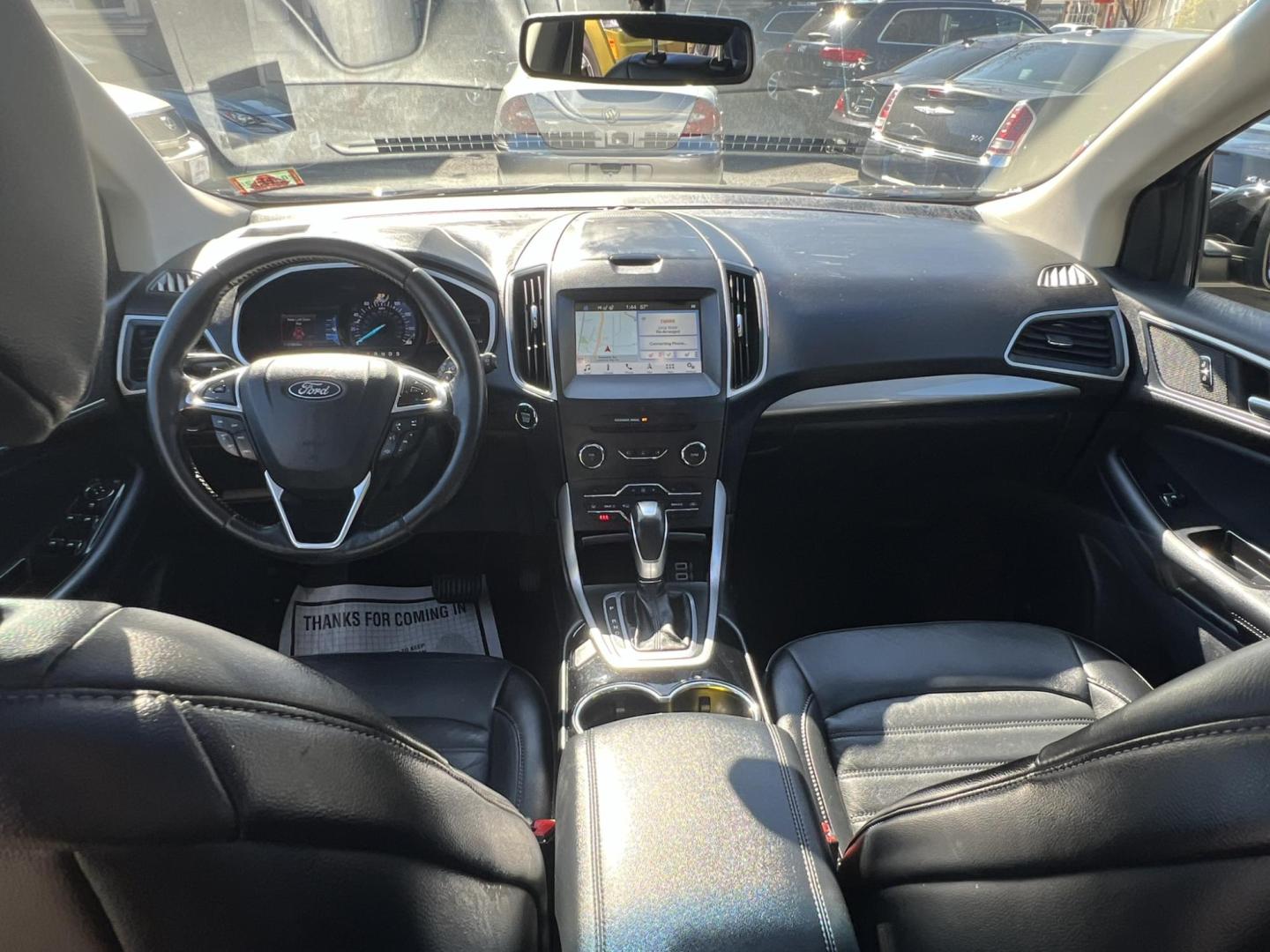 2018 BLACK /Black Leather Ford Edge SEL AWD (2FMPK4J82JB) with an 3.5L V6 DOHC 24V engine, 6A transmission, located at 1018 Brunswick Ave, Trenton, NJ, 08638, (609) 989-0900, 40.240086, -74.748085 - Photo#17