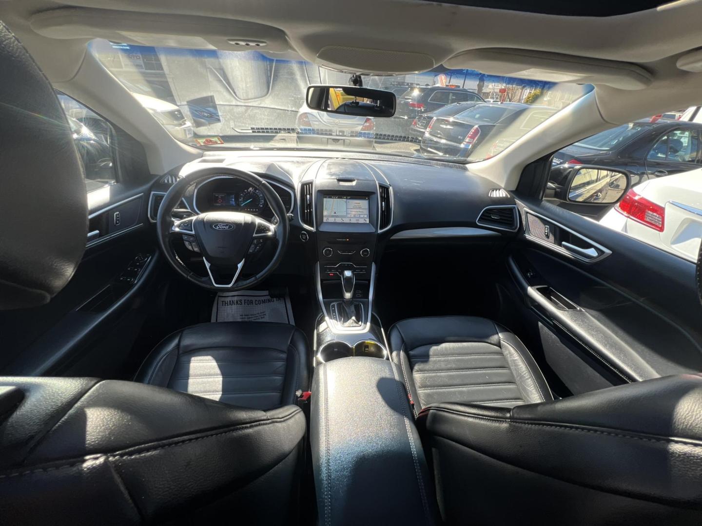2018 BLACK /Black Leather Ford Edge SEL AWD (2FMPK4J82JB) with an 3.5L V6 DOHC 24V engine, 6A transmission, located at 1018 Brunswick Ave, Trenton, NJ, 08638, (609) 989-0900, 40.240086, -74.748085 - Photo#20