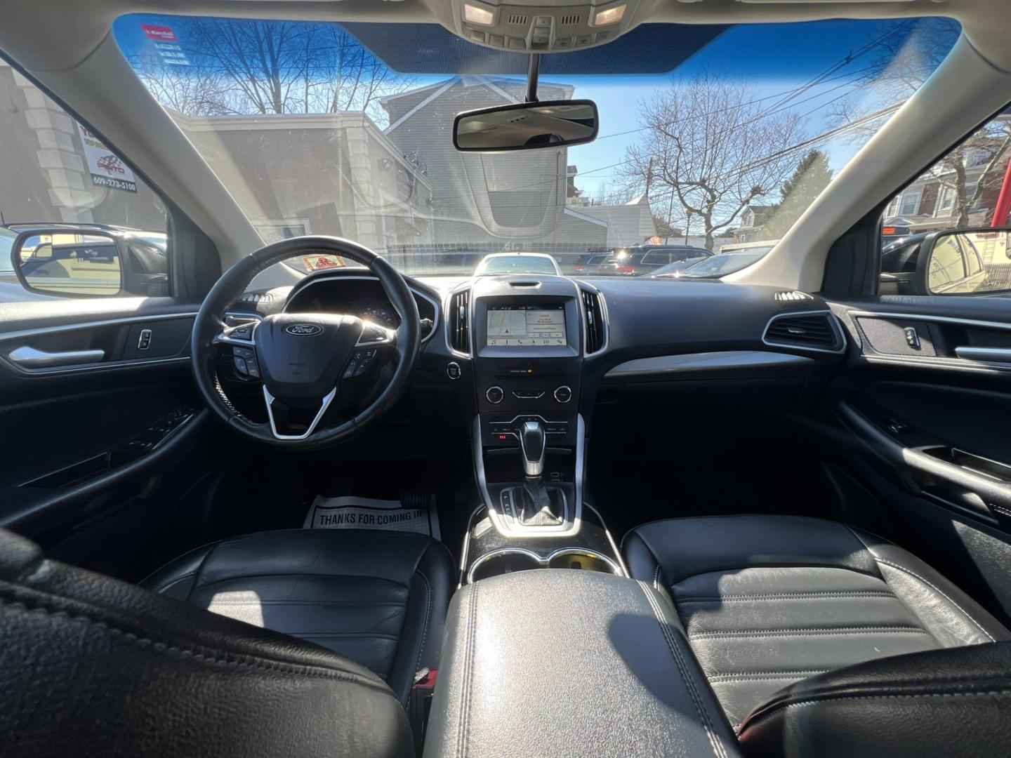 2018 BLACK /Black Leather Ford Edge SEL AWD (2FMPK4J82JB) with an 3.5L V6 DOHC 24V engine, 6A transmission, located at 1018 Brunswick Ave, Trenton, NJ, 08638, (609) 989-0900, 40.240086, -74.748085 - Photo#21