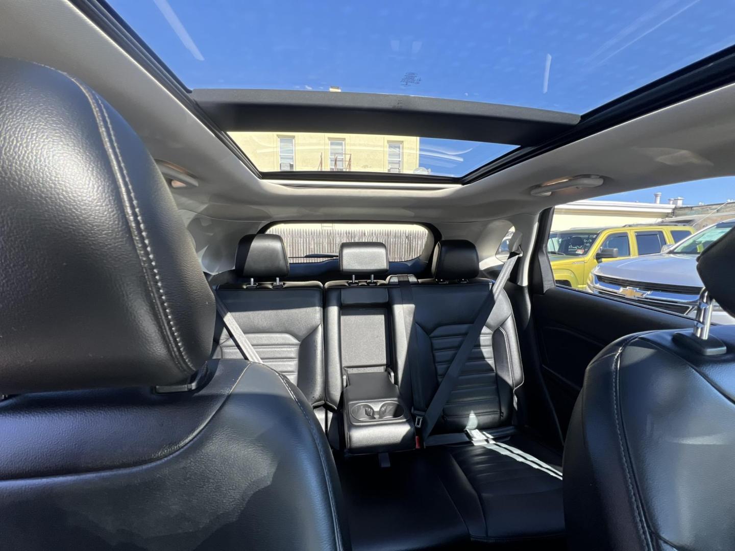 2018 BLACK /Black Leather Ford Edge SEL AWD (2FMPK4J82JB) with an 3.5L V6 DOHC 24V engine, 6A transmission, located at 1018 Brunswick Ave, Trenton, NJ, 08638, (609) 989-0900, 40.240086, -74.748085 - Photo#26