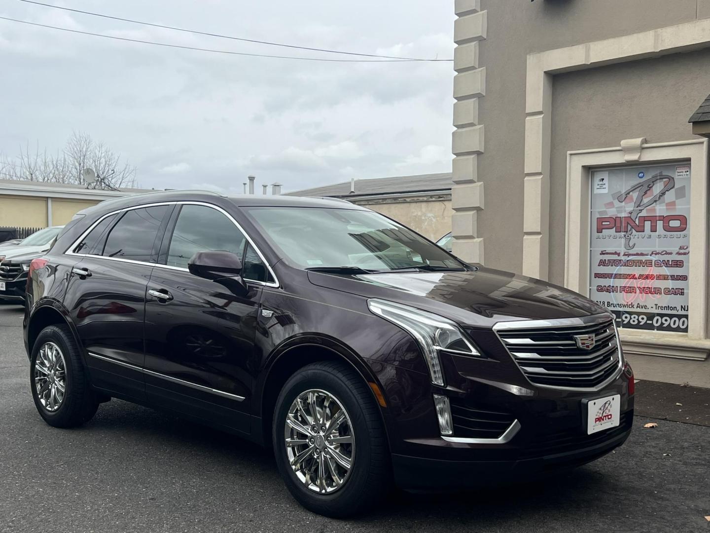 2017 Burgundy /Tan Leather Cadillac XT5 Base (1GYKNARS7HZ) with an 3.6L V6 DOHC 24V engine, 8A transmission, located at 1018 Brunswick Ave, Trenton, NJ, 08638, (609) 989-0900, 40.240086, -74.748085 - Photo#4