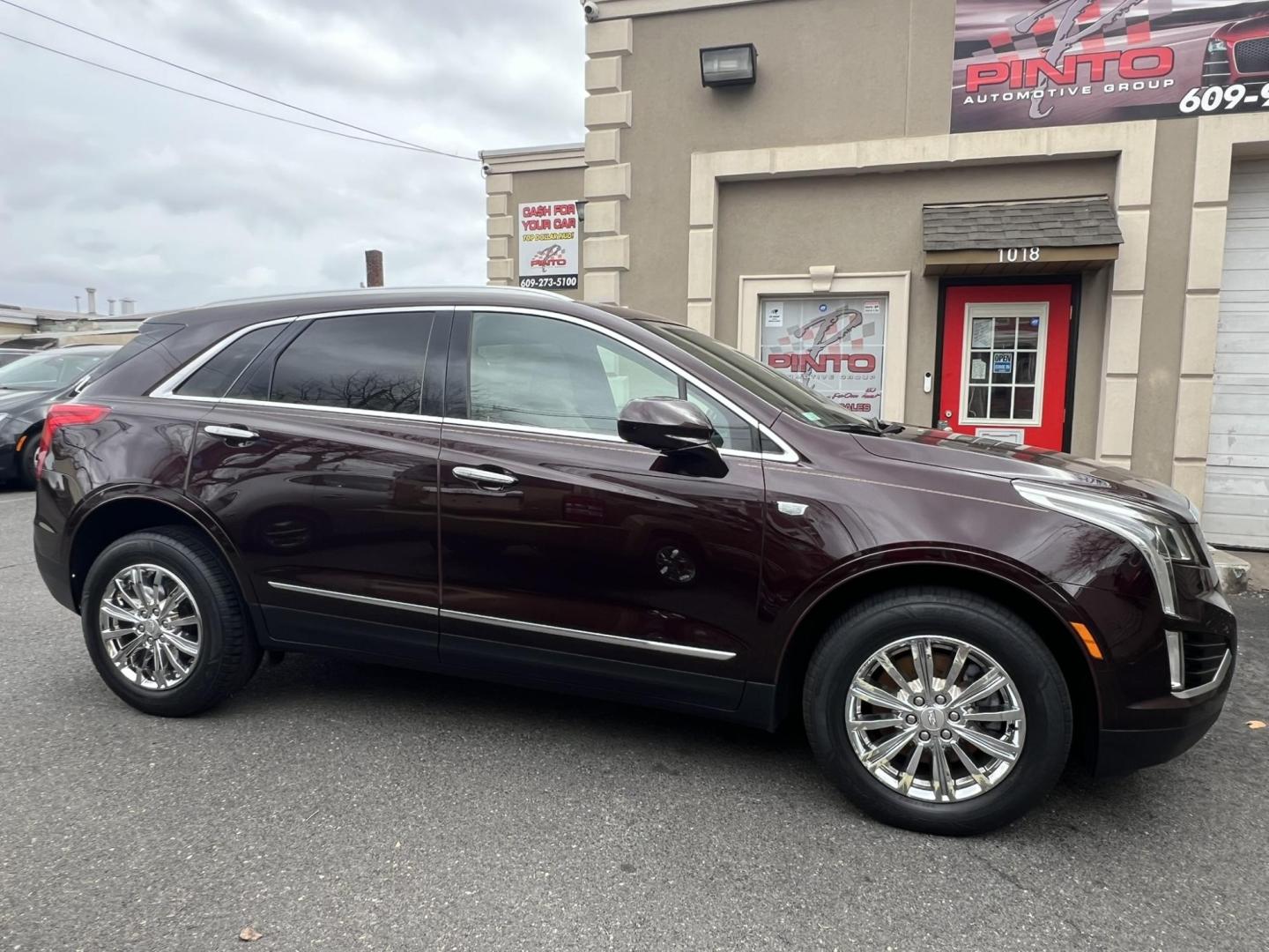 2017 Burgundy /Tan Leather Cadillac XT5 Base (1GYKNARS7HZ) with an 3.6L V6 DOHC 24V engine, 8A transmission, located at 1018 Brunswick Ave, Trenton, NJ, 08638, (609) 989-0900, 40.240086, -74.748085 - Photo#2